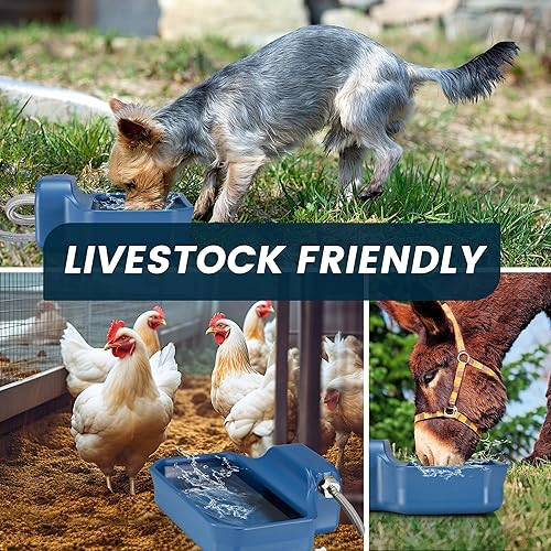 Miniatura 5 de Dispensador automático de agua para perrosgatos, dispensador de agua para perros de llenado automático de 1 galón para interiores y exteriores,