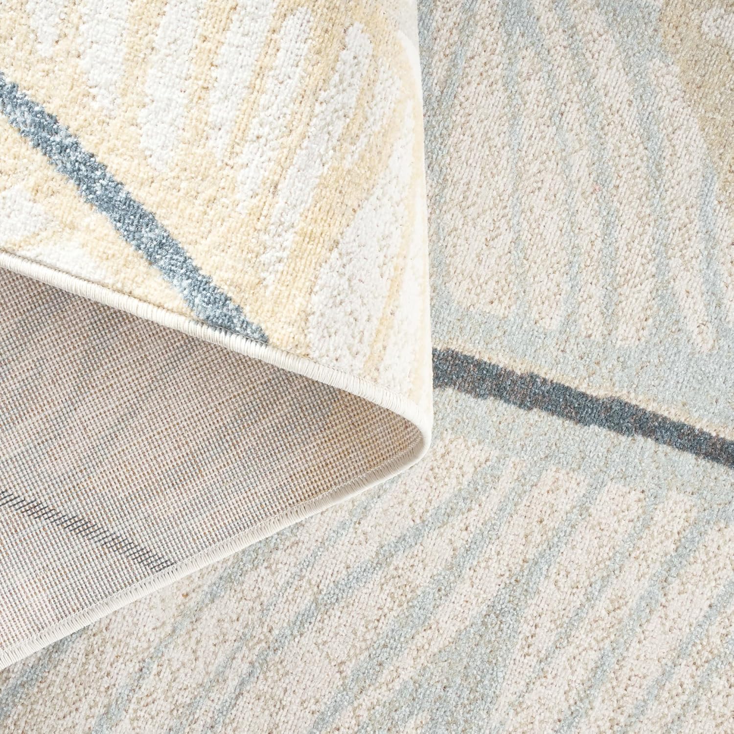 Tommy Bahama Cay Palm Fronds Indoor Outdoor Area Rug, Leaf Coastal Design, UV Fade Resistant, Ivory, 3'11"x5'2"