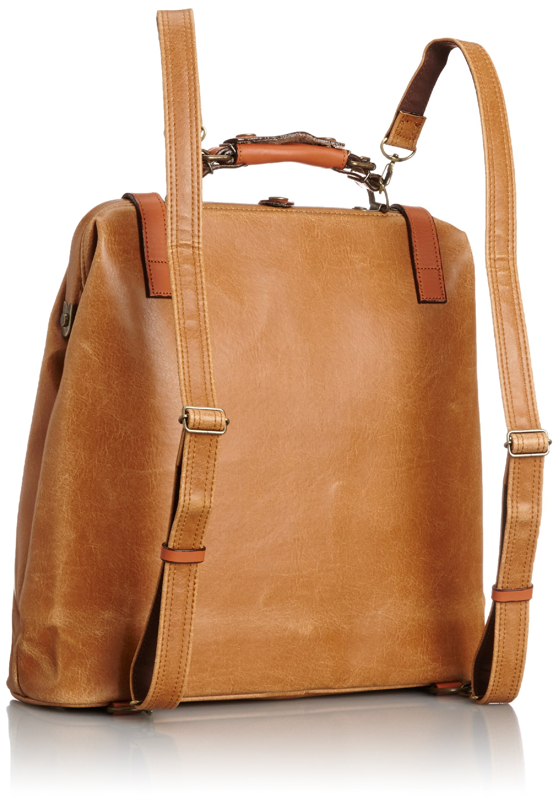 Kiwada Dulles Backpack, Genuine Leather, 2-Way, Made in Toyooka City, Hyogo Prefecture, Camel