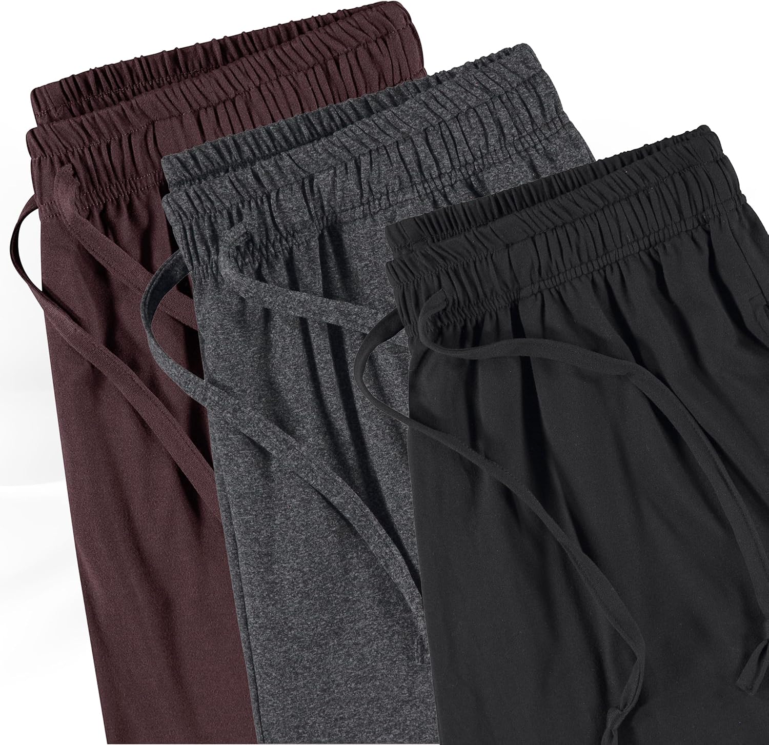 Ultra Performance Mens Pajama Pants 3 Pack Men's Sleep Lounge PJ Jogger Sweatpants PJs Pajamas for Men Avail in Big Sizes - Image 2