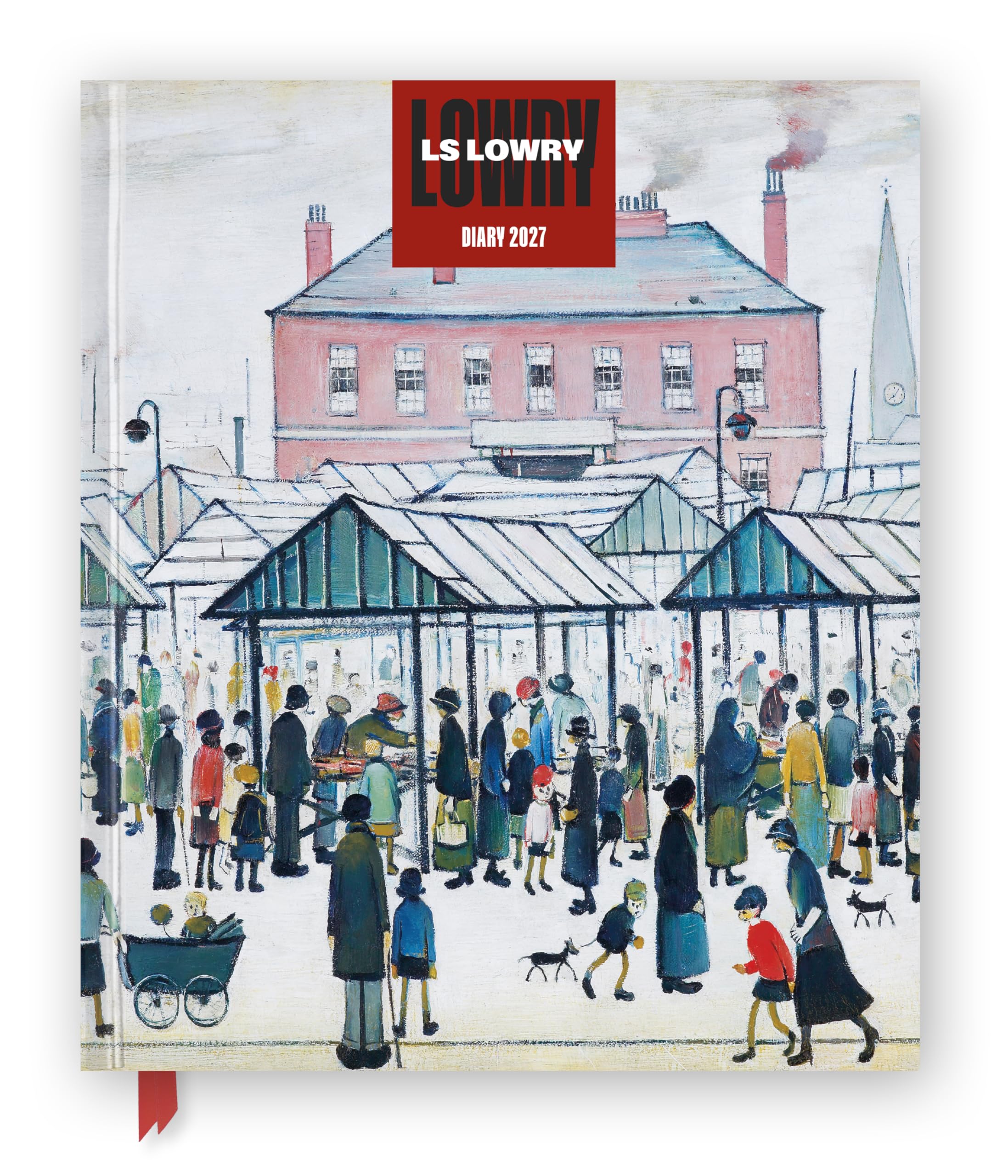 Lowry 2027 Desk Diary Planner - Week to View, Illustrated throughout