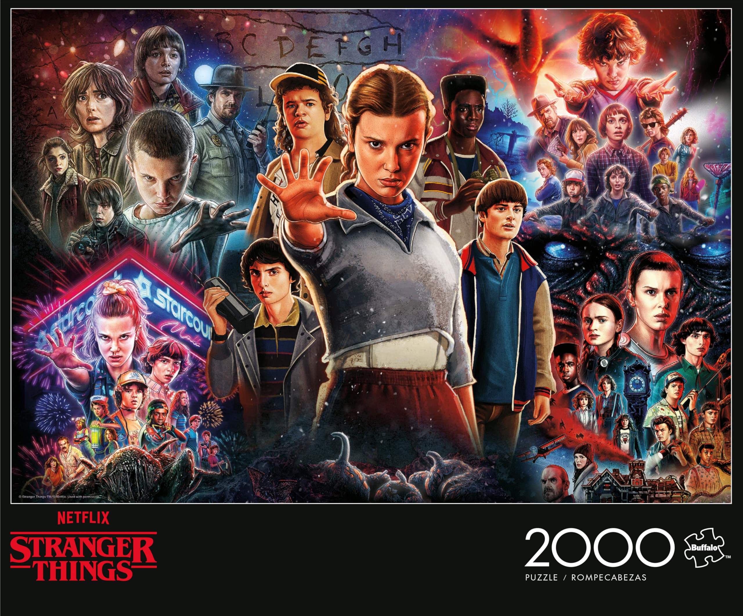 Amazon.com: Buffalo Games Stranger Things Collage Jigsaw Puzzle