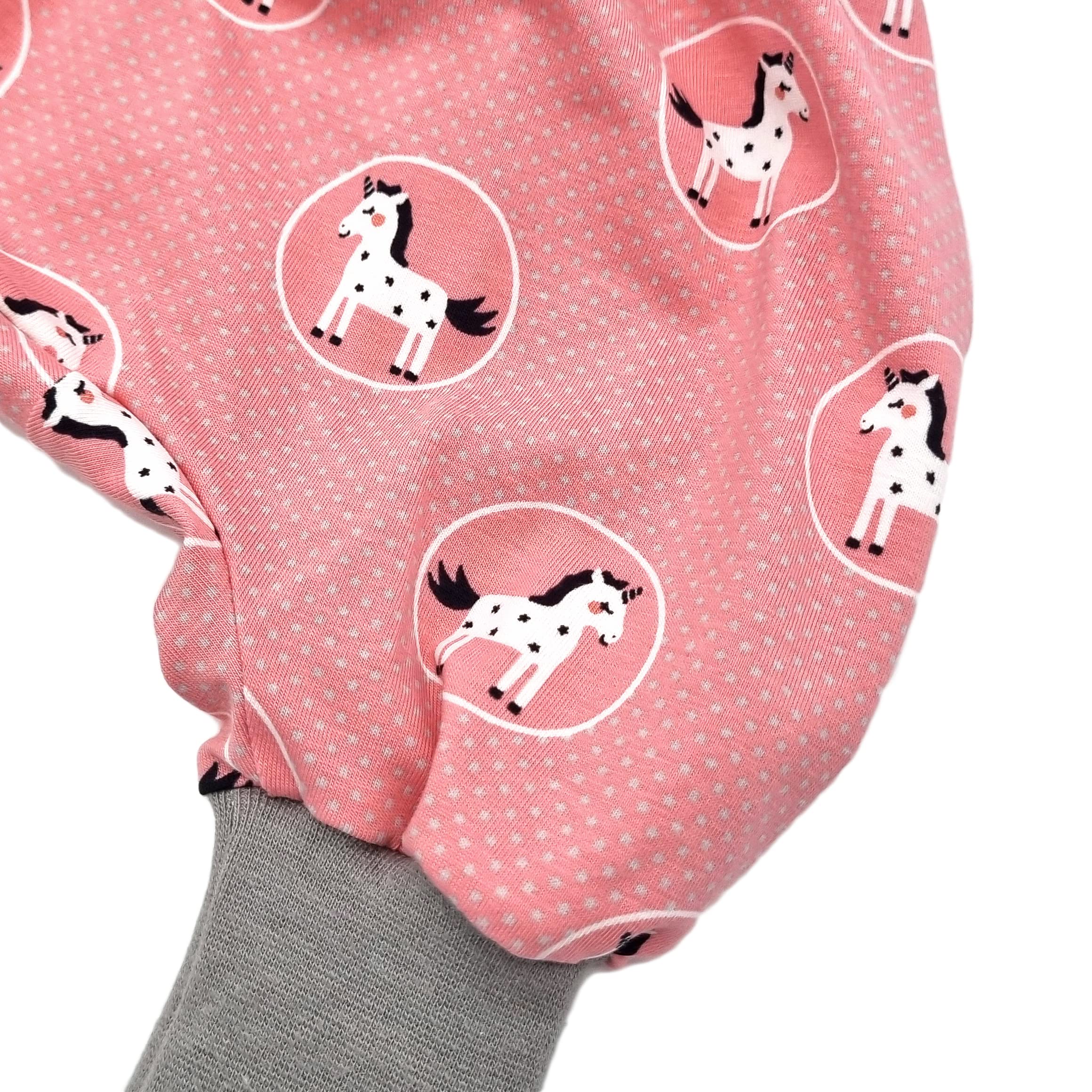 Hose für Mädchen - Kinderhose aus Baumwolle - Handarbeit - Baby Kinder Pumphose Jogginghose Haremshose Mitwachshose - 50-56, 62-68, 74-80, 86-92, 98-104, 110-122
