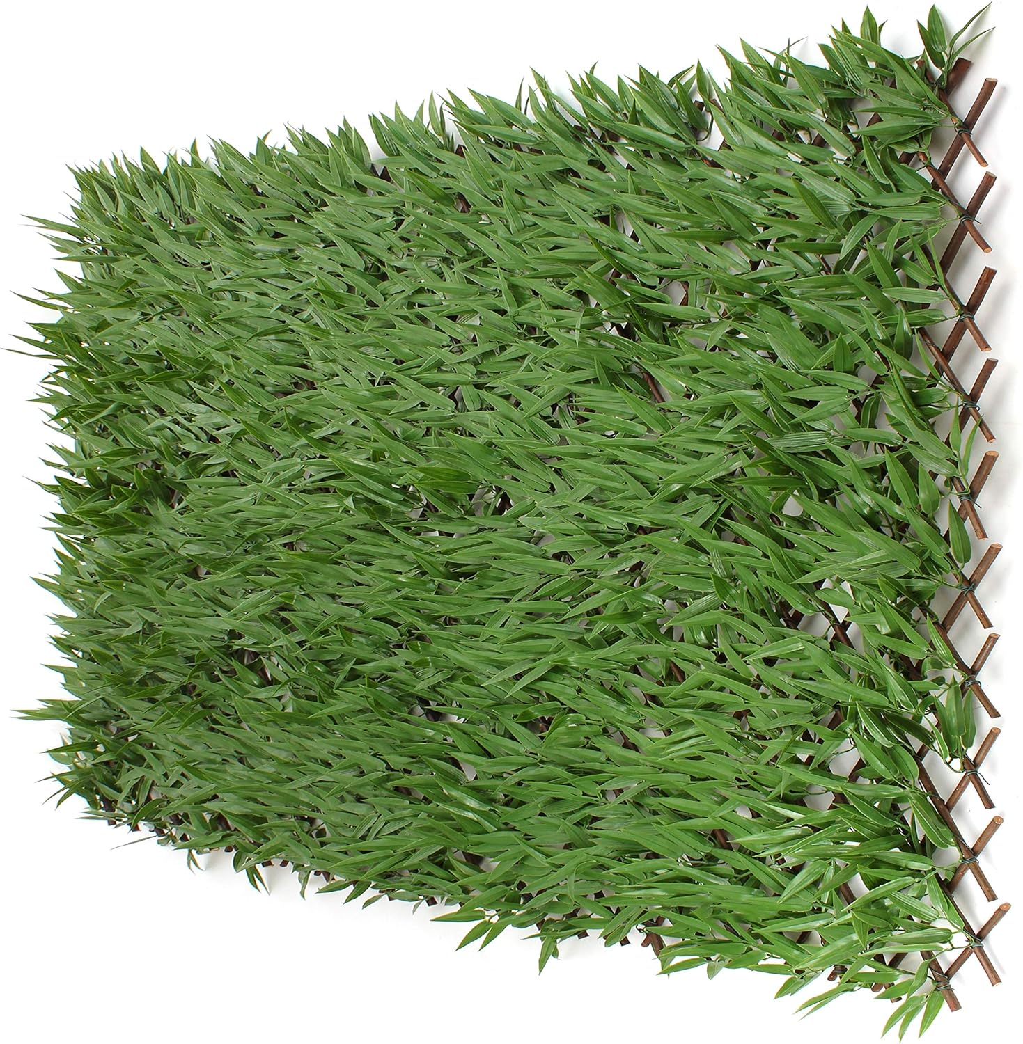 Expandable Bamboo Greenery Trellis Privacy Screen Set