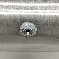 Vista 5 de JSD AUTO PARTS Aluminio 9 galones de combustible/tanque de gas centro de llenado Salida 1/4" NPT 10"x26