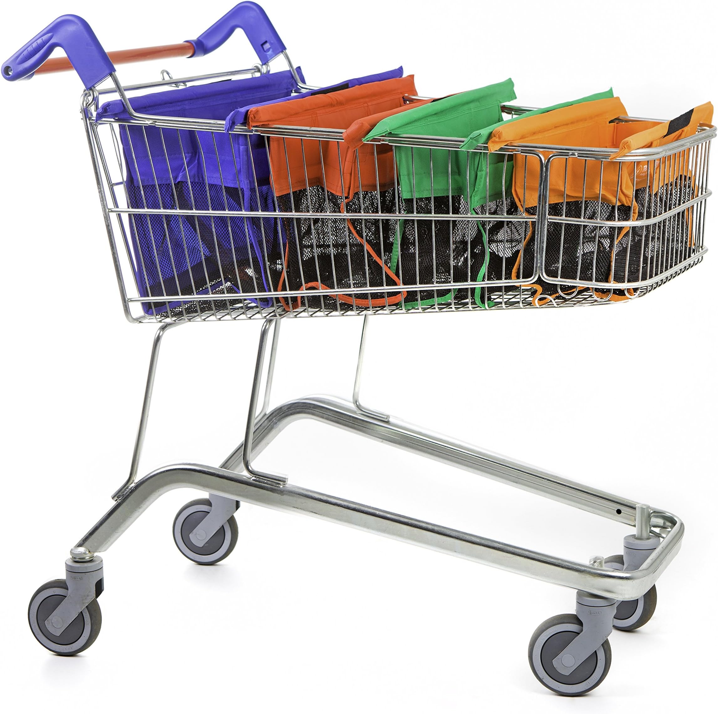 Trolley Bags Original Vibe Reusable Shopping Bags Set of 4 Bags for