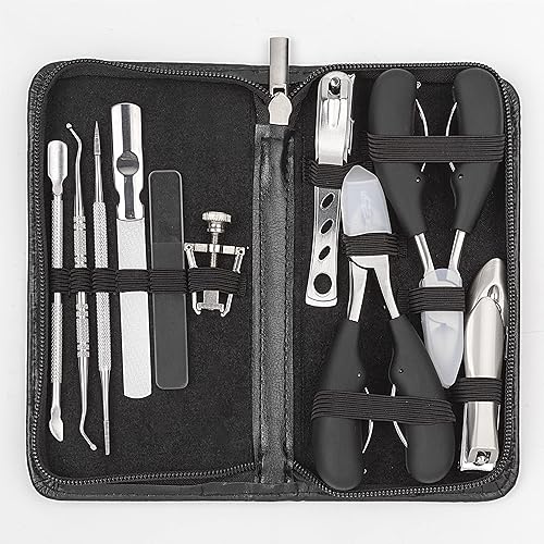 Miniatura 7 de TIP2TOES 10 piezas de cortaúñas encarnadas para personas mayores, uñas gruesas de los pies, podólogo, resistente, para hombres, profesionales y