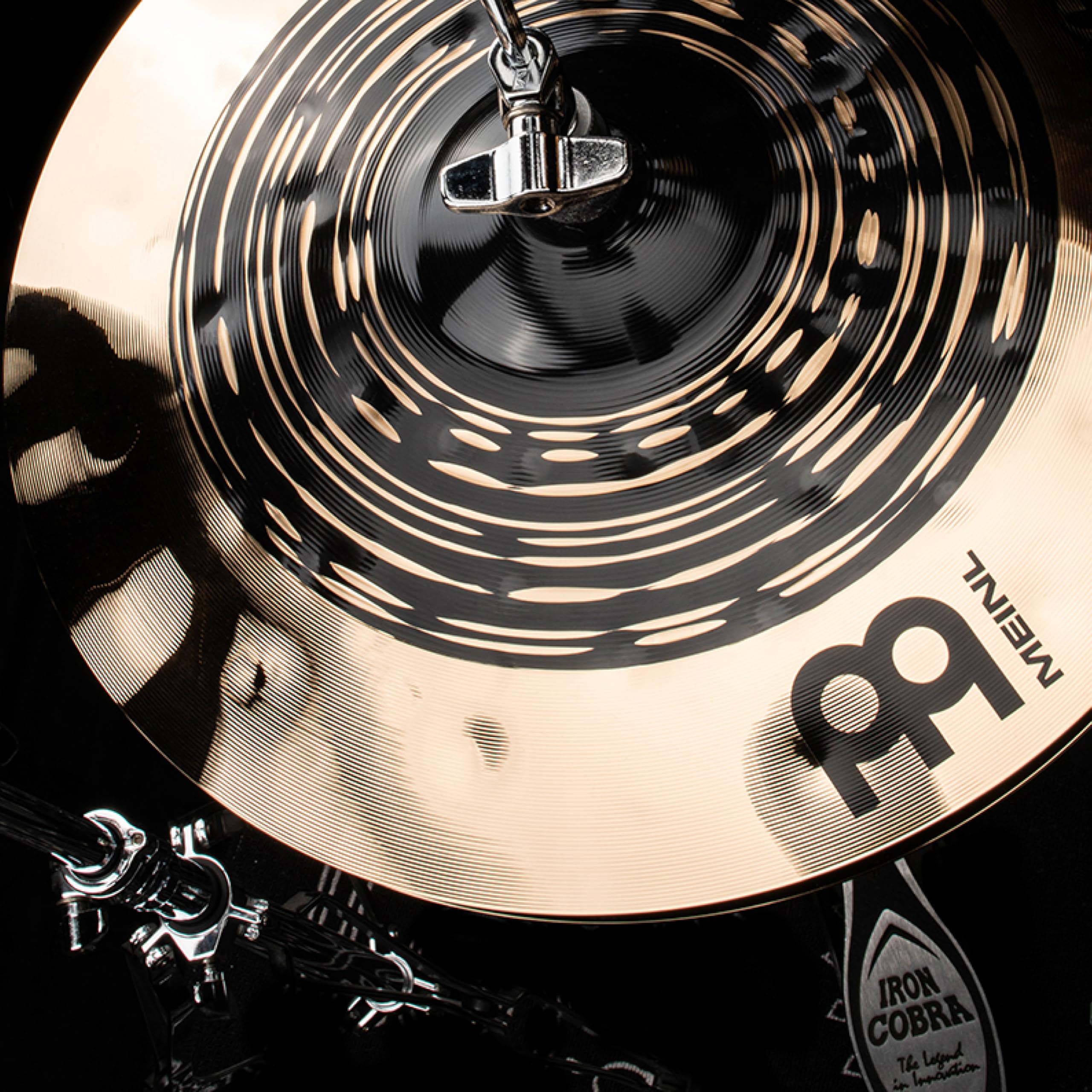 Meinl Cymbals Classics Custom Dual Cymbales Hihat 15 pouces (Vidéo) pour Batterie (38,10cm) Bronze B12, Deux Finitions - Fabriquées en Allemagne (CC15DUH)
