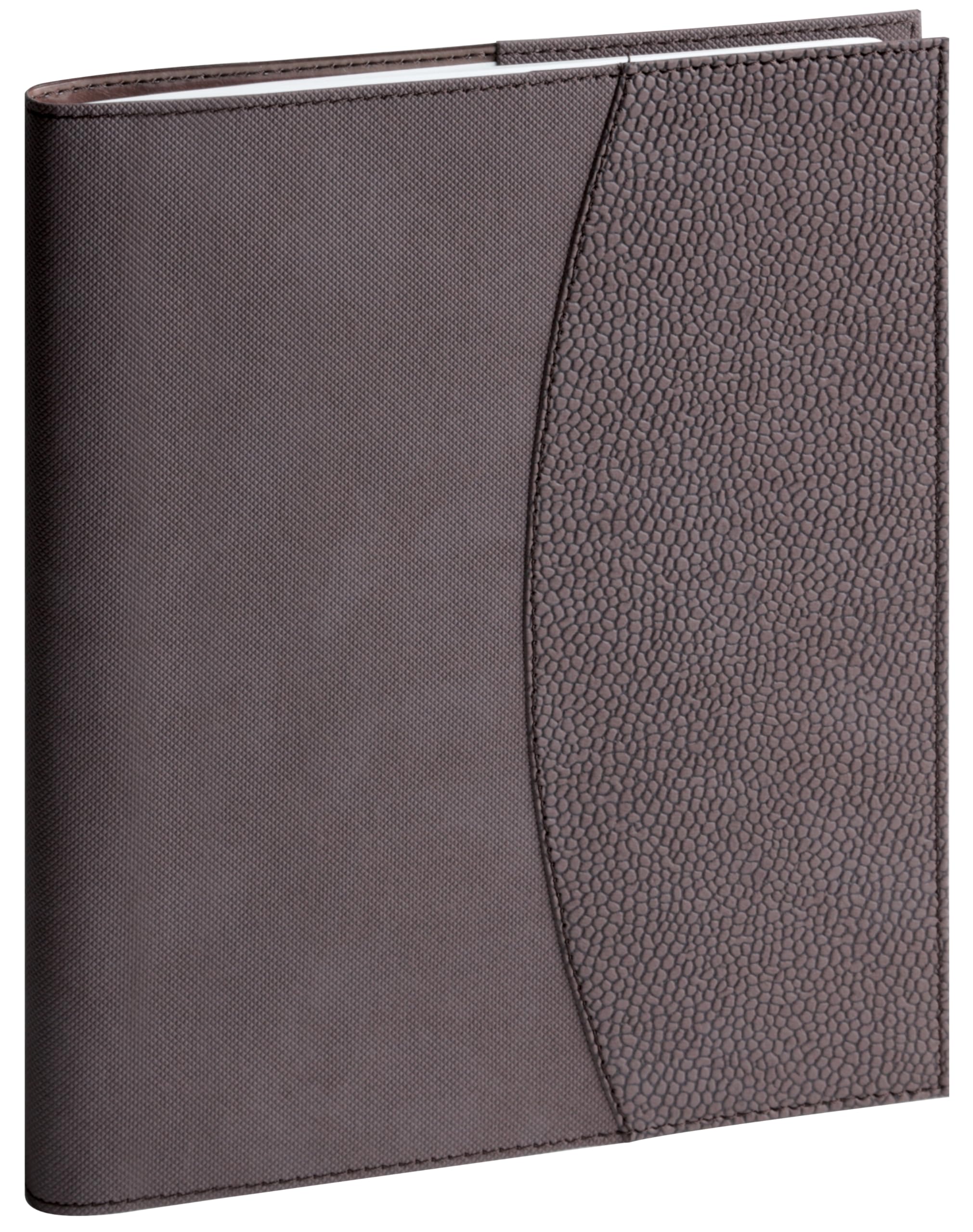Exacompta - 2002018E - Horizons 20 Visual Sesame Week to View Desk Diary - 15 x 21 cm - January to December 2025 - Taupe