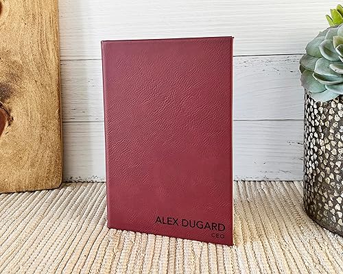 Vista 113 de Personalized Leather Journal for Her With Name Engraved Premium Quality Custom Journals & Leather Notebooks, Diary, Work Notebook Perfect Gift