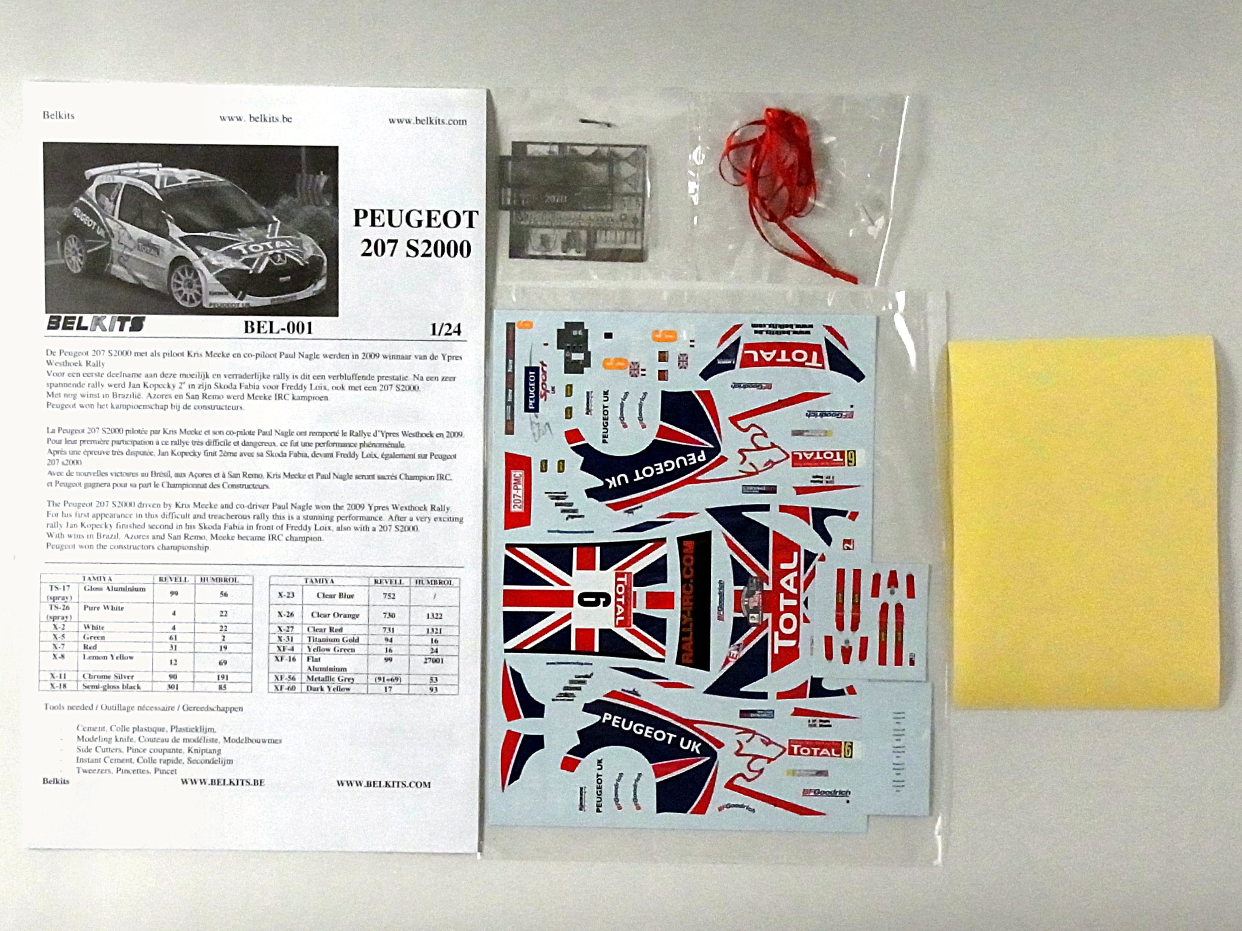 Amazon | BELKITS 1/24 プジョー 207 S2000 / Peugeot 207 S2000 2009