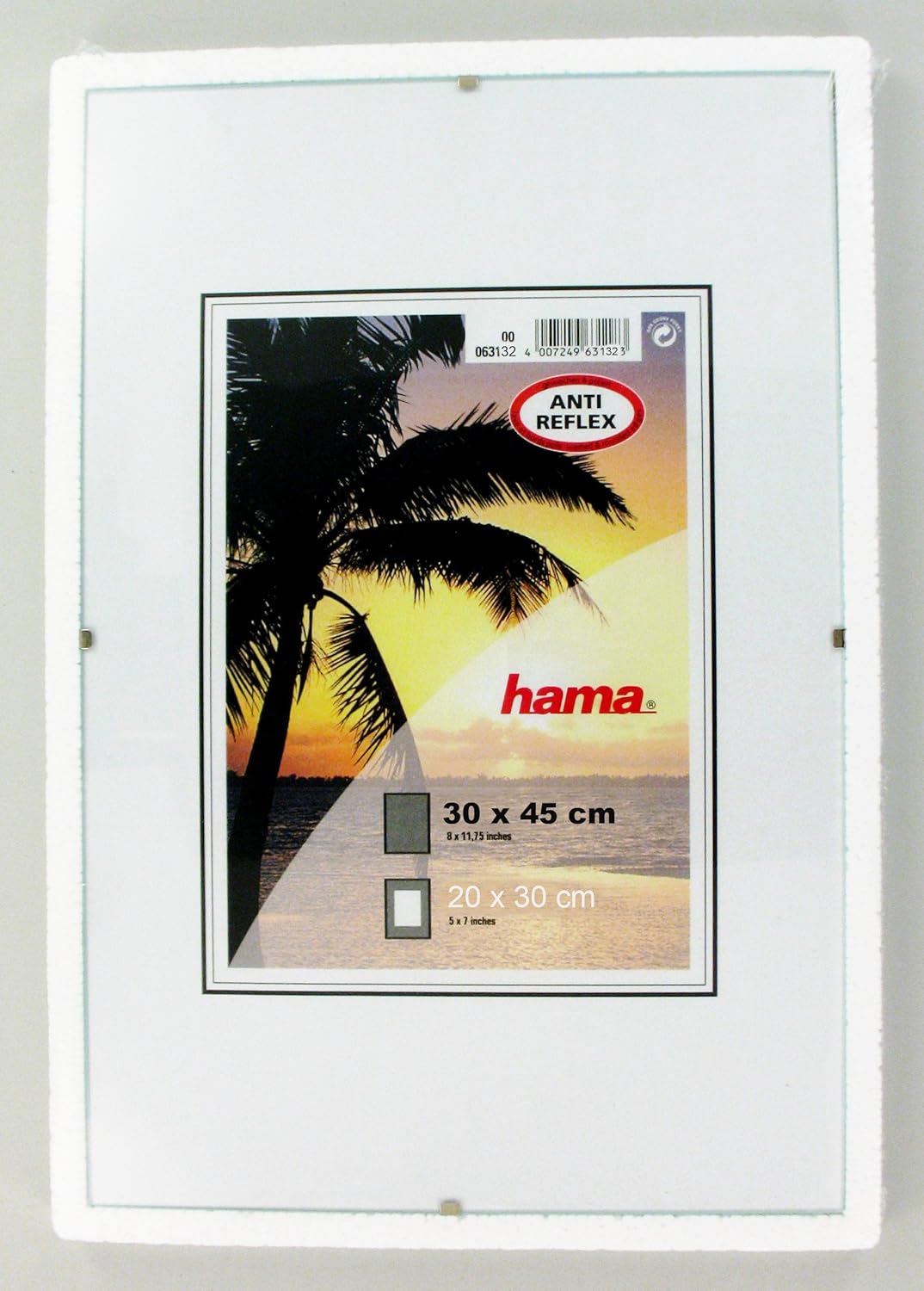 Hama 20 x 30 cm Clip-Fix Anti-Reflective Frameless Photo Holder, 30 x 45 cm