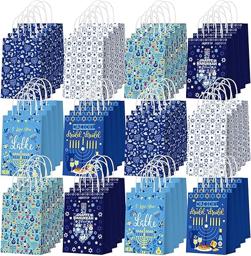 Miniatura 24 de Outus 24 piezas de bolsas de recuerdos de fiesta espacial, bolsas de regalo de galaxia, bolsas de papel para dulces de astronautas, bolsas