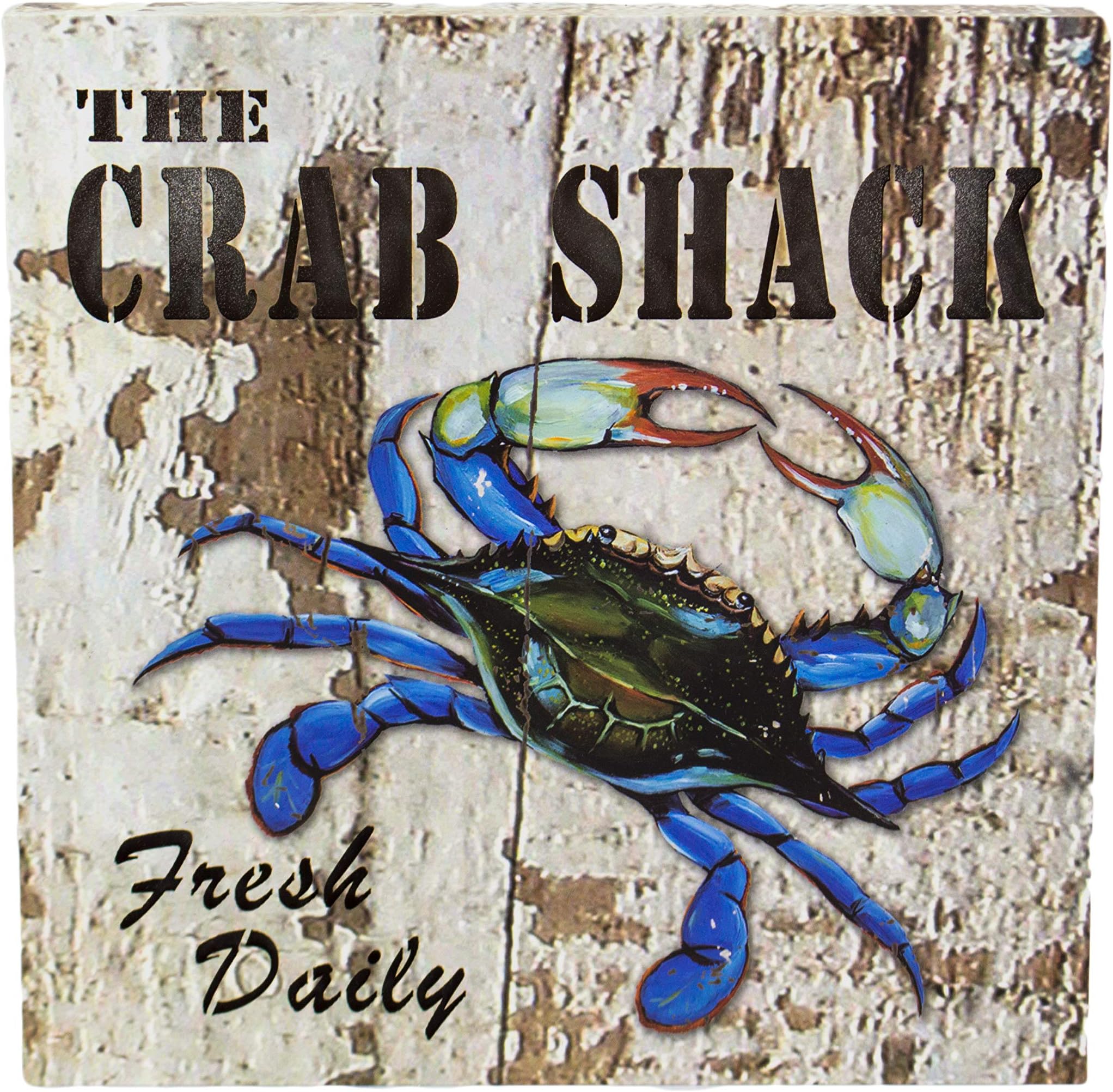Two Kings The Crab Shack Fresh Daily LED Lighted Pressed Wood Sign
