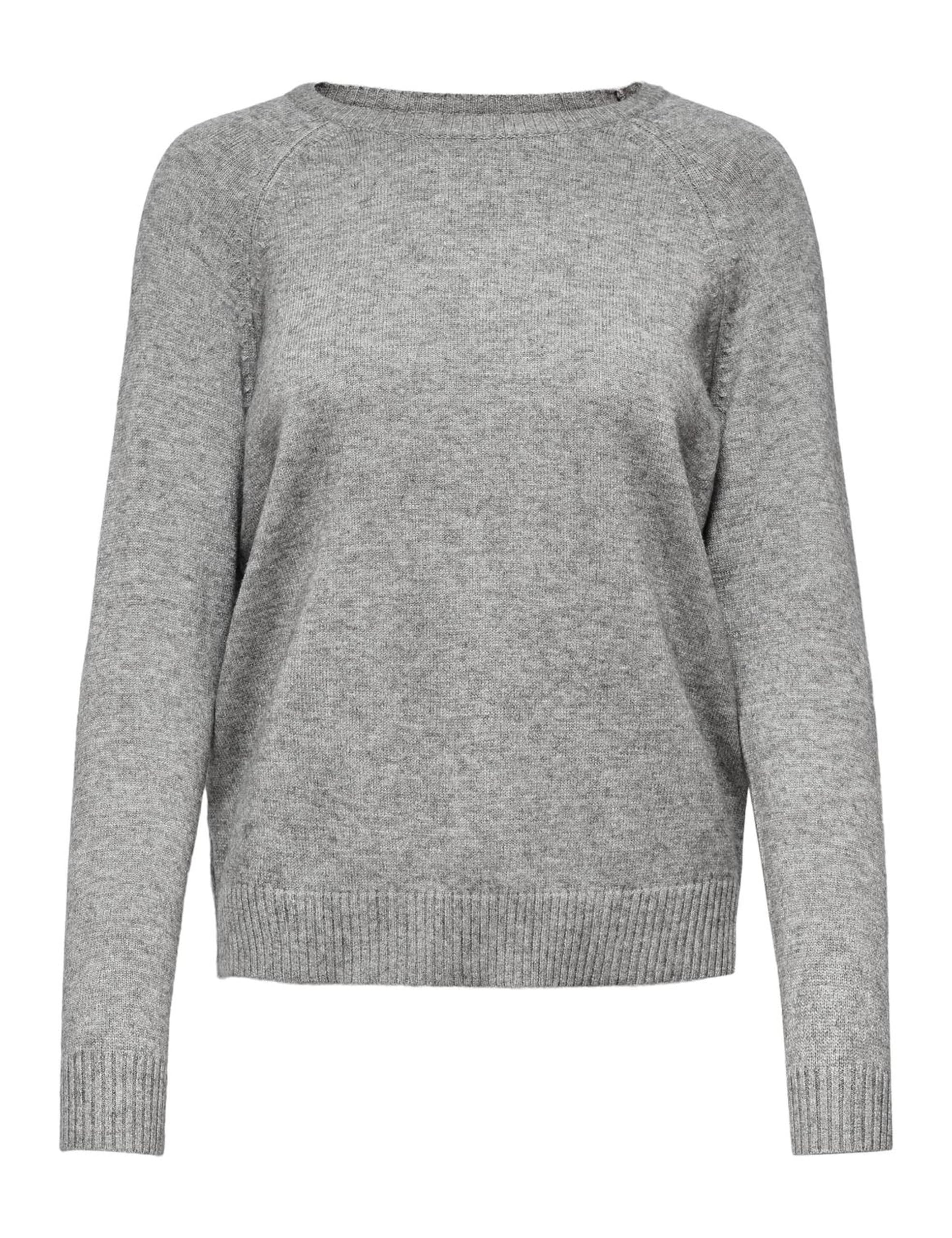ONLY Women's Onllesly Kings L/S Pullover Knt Noos Sweater, Medium Grey Melange, S UK
