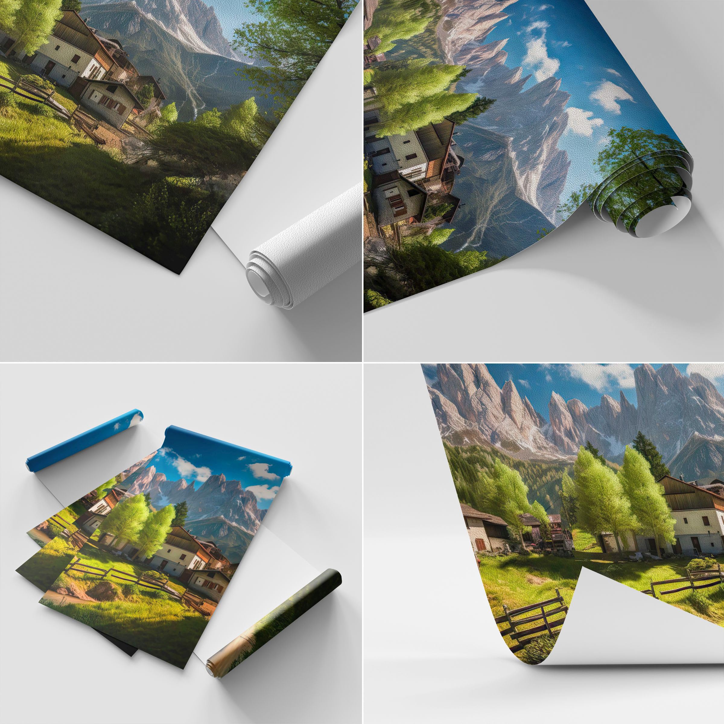 Carta da Parati Vinile in TNT 300x210 cm Architettura Paesaggi - 5814 - WF2