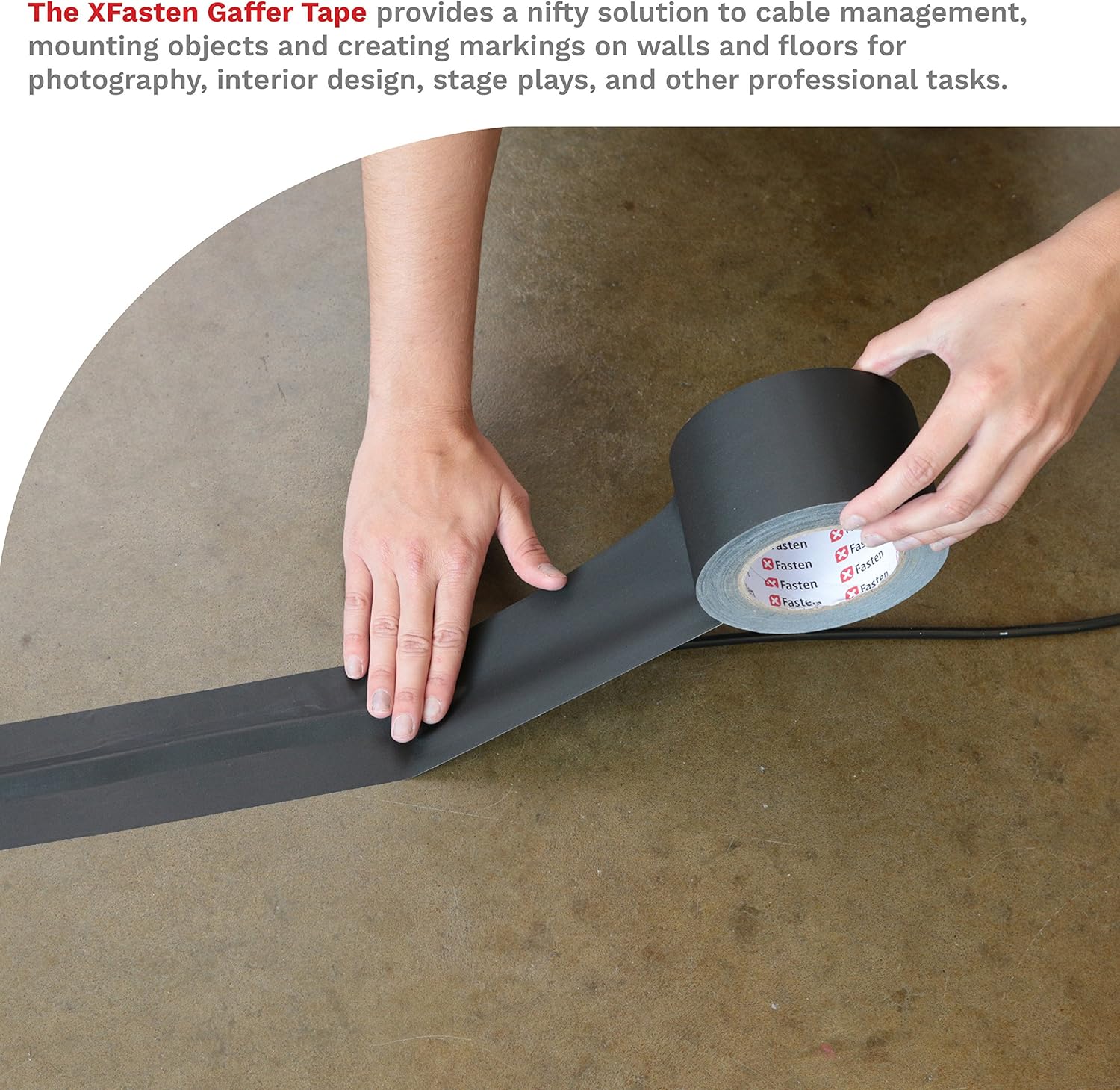 Flash Sale Buy 1 get 1 XFasten Professional Grade Gaffer Tape, 3 Inches x 30 Yards (Black) Tech Deals 🔥 XFasten Professional Grade Gaffer Tape, 3 Inches x 30 Yards (Black)