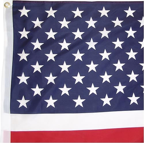 Miniatura 2 de Online Stores bandera de poliéster estampada de Estados Unidos, con ojales, de 3 x 5 pies.