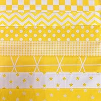 Vista 44 de 7 piezas de tela de algodón floral de 20.0 x 20.0 pulgadas, suministros para hacer máscaras, acolchado, retazos, tela de retazos, paquetes