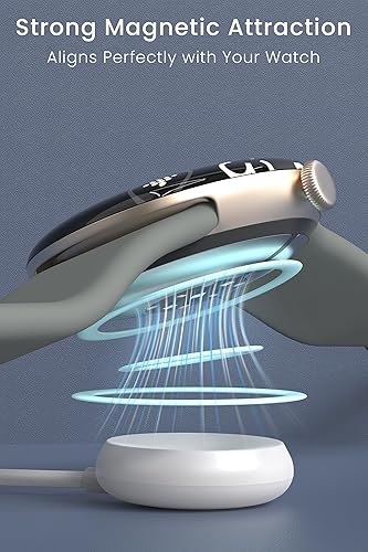 Miniatura 3 de Cable USB para cargador de reloj Pixel, cable de carga de repuesto de 3.3 pies solo para Google Pixel Watch 1 estación de carga de reloj inteligente