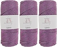 Vista 87 de Makromecity, Cordón de macramé de poliéster de 0.079 in x 125 yardas (375 pies) de 0.079 pulgadas, cuerda de polipropileno para macramé, para colgar