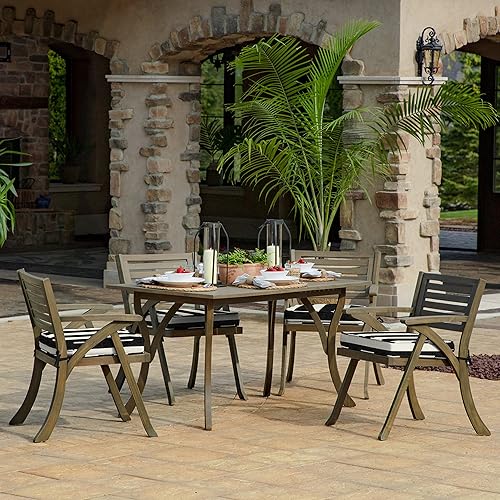 Miniatura 6 de Arden Selections ProFoam Performance - Cojín de asiento para exteriores (19 x 20 pulgadas), color negro ónix