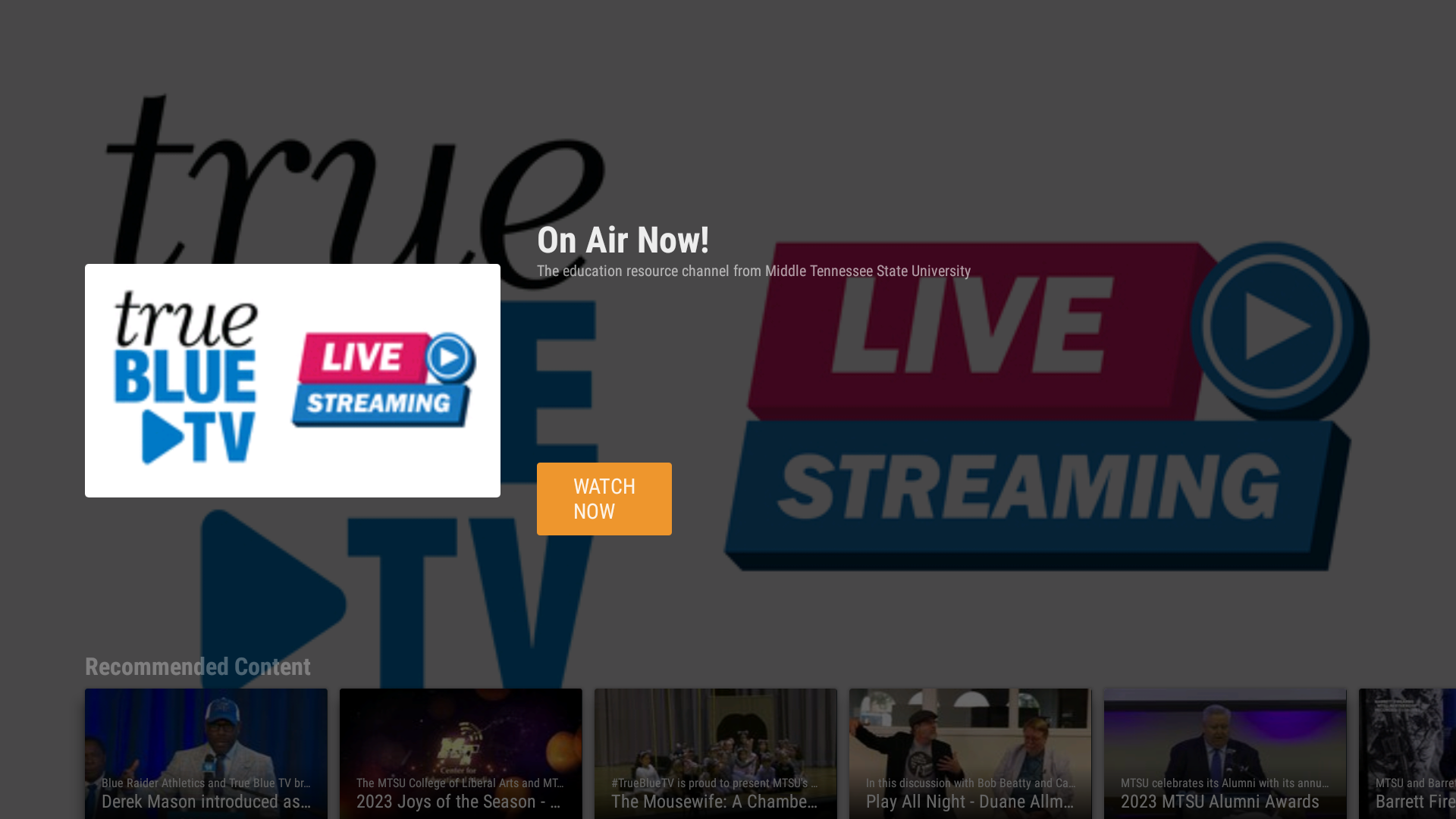 True Blue TV App on Amazon Appstore