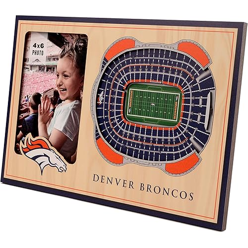 YouTheFan NFL Denver Broncos 3D StadiumViews Picture Frame