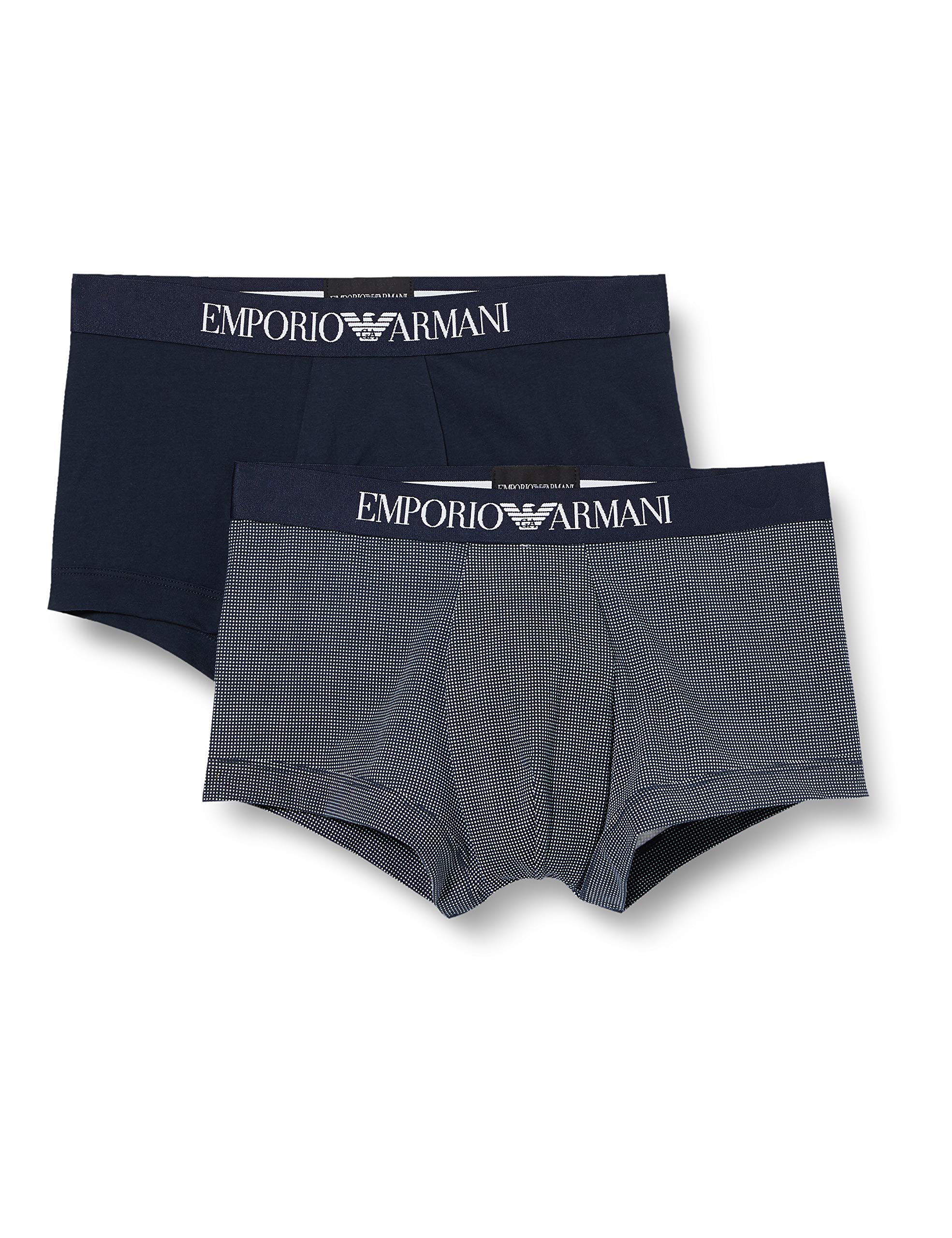 Emporio Armani Kąpielówki Mężczyźni Multipack - Pattern Mix 2Pack Trunk