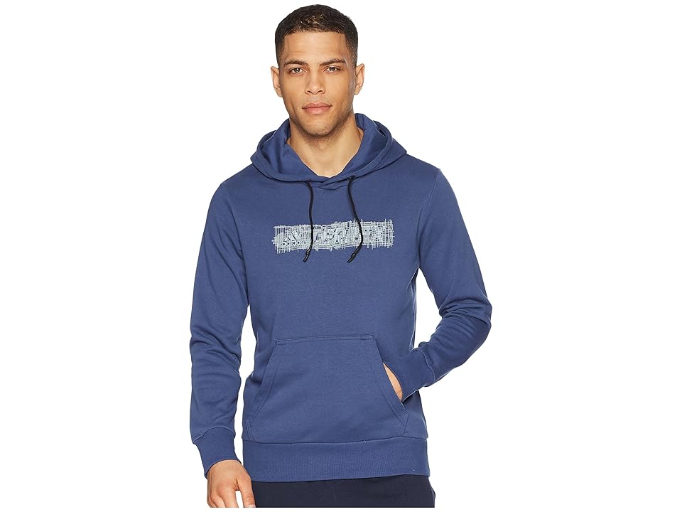 

adidas Outdoor Logo Hoodie (Noble Indigo) Men's Sweatshirt