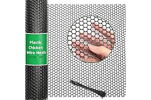 Economical Black Plastic Garden Fence Roll