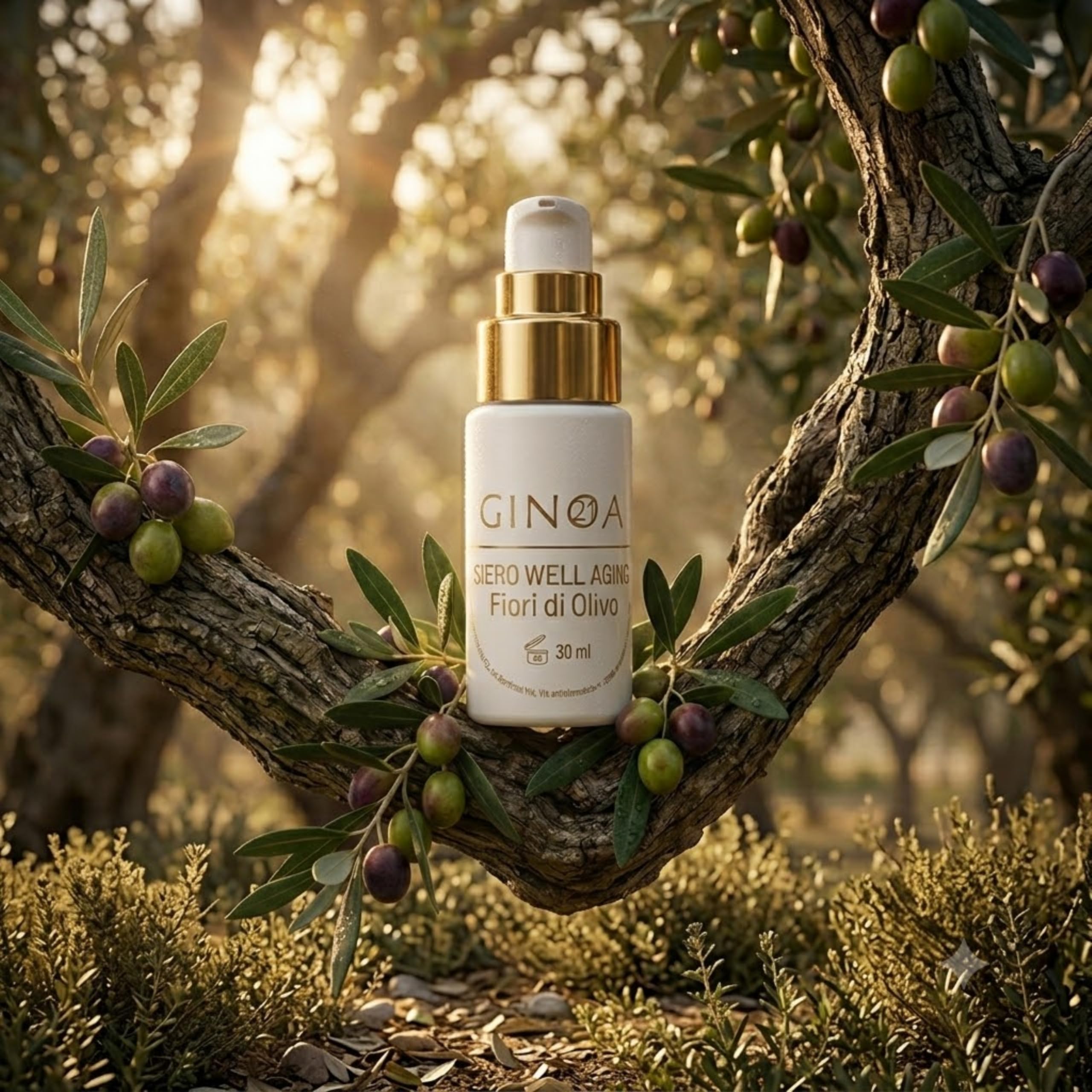 Serum Well Aging do twarzy przeciw starzeniu się 30 ml | kwas hialuronowy, resweratrol, witamina C i heksapeptyd-8 | Serum nawilżające, ujędrniające, rozjaśniające zmarszczki i dojrzałą skórę