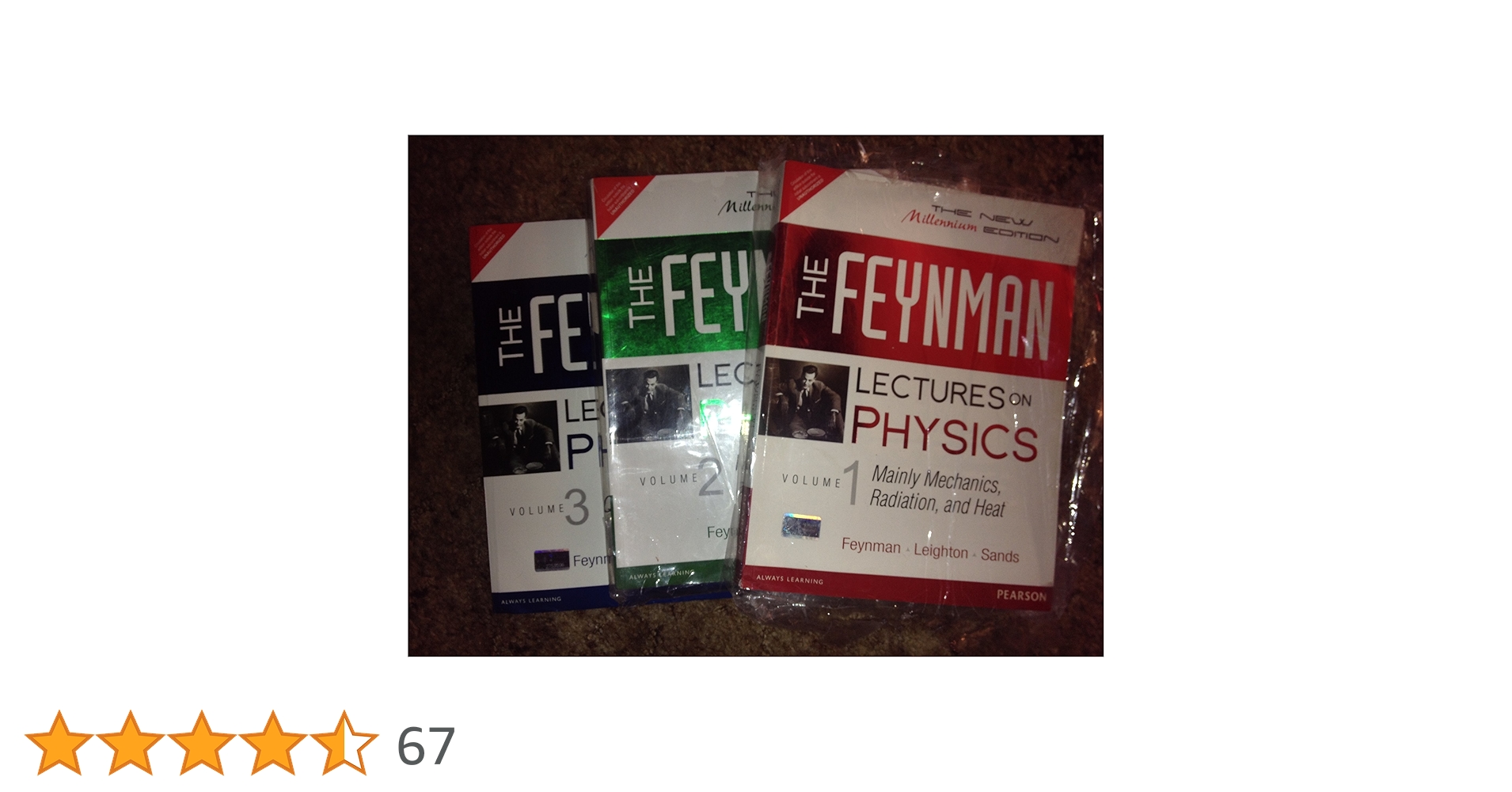 Amazon | Feynman Lectures On Physics (3 Volume Set