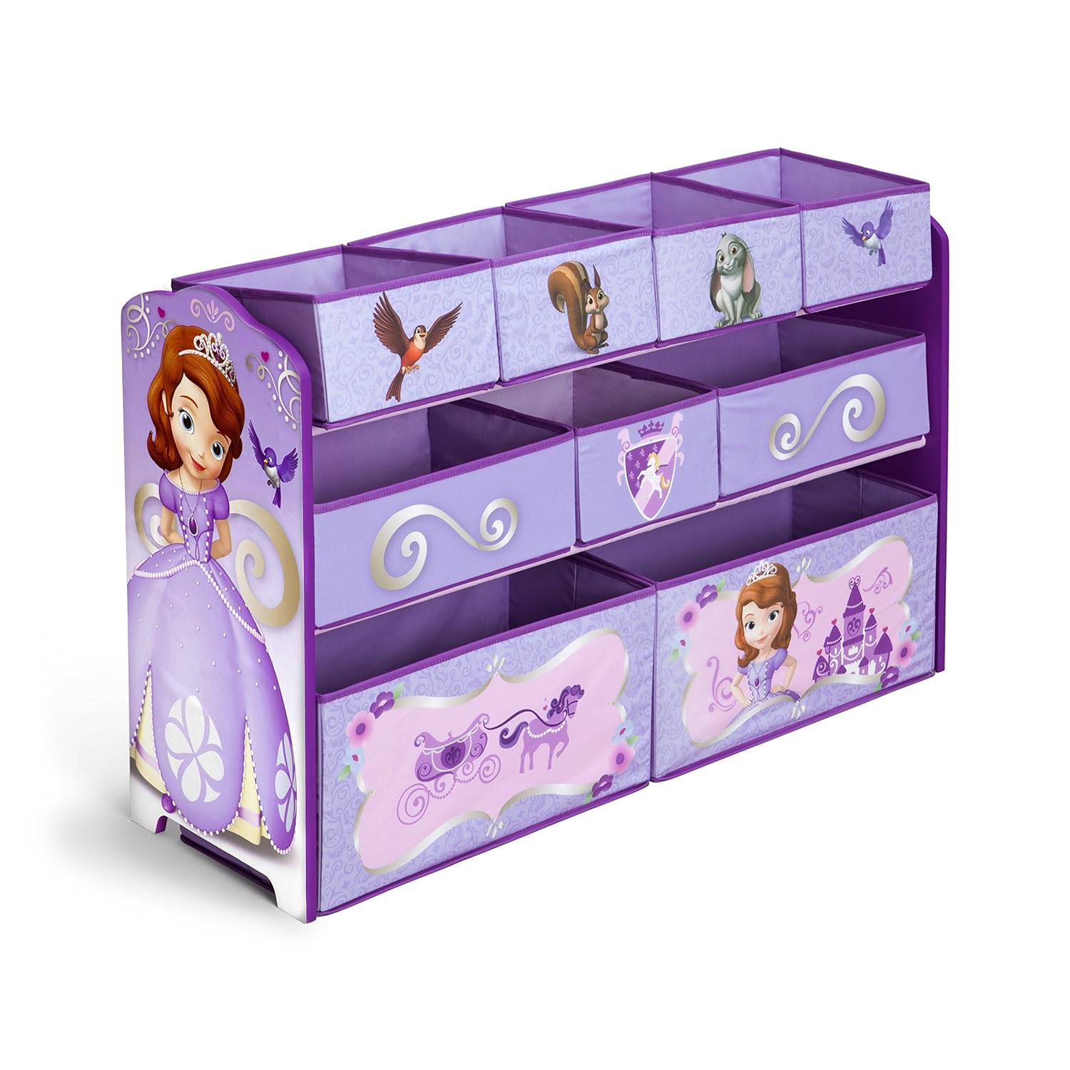 Delta Children Deluxe 9Bin Toy Storage Organizer, Disney