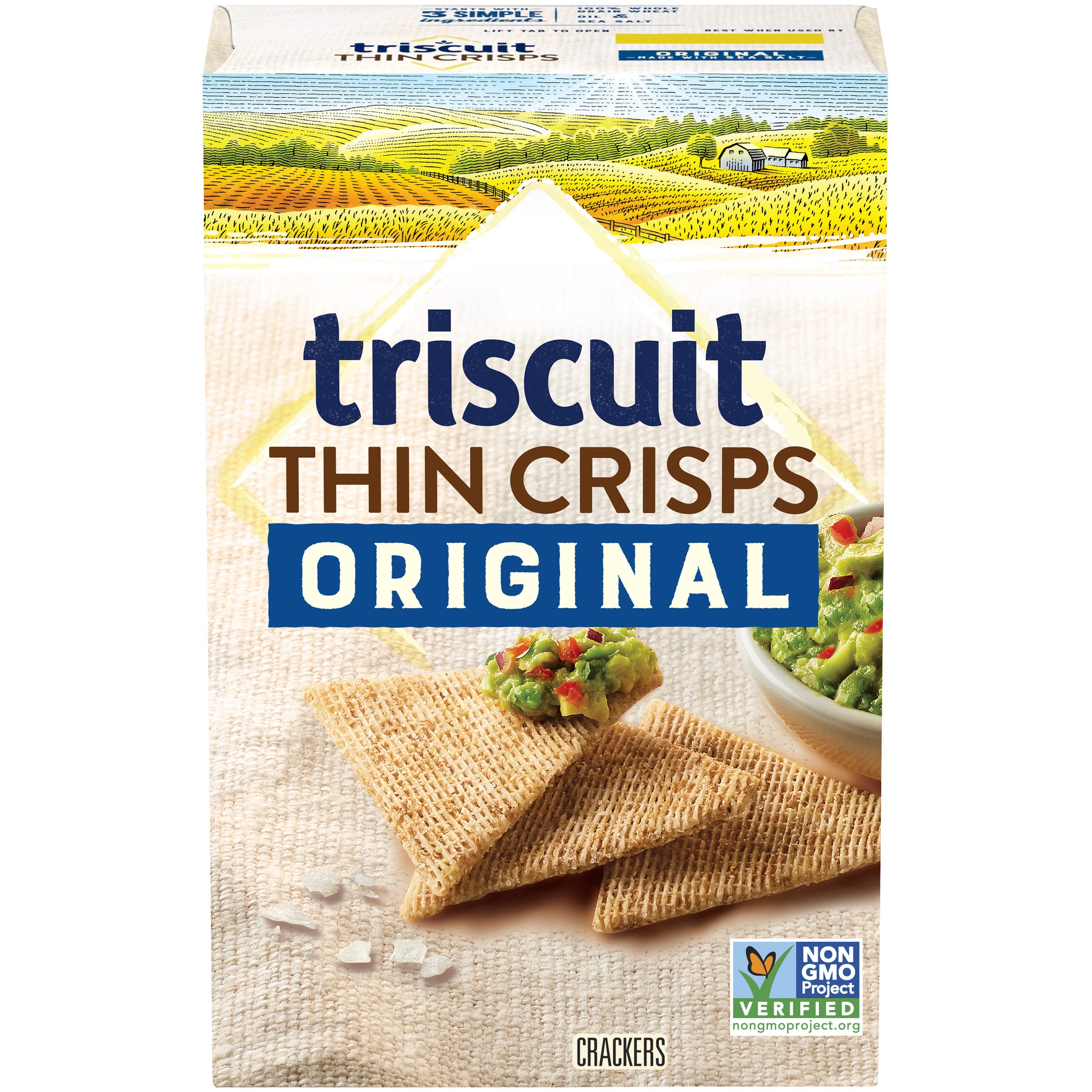 Amazon.com: Triscuit Thin Crisps Original Whole Grain Wheat ...
