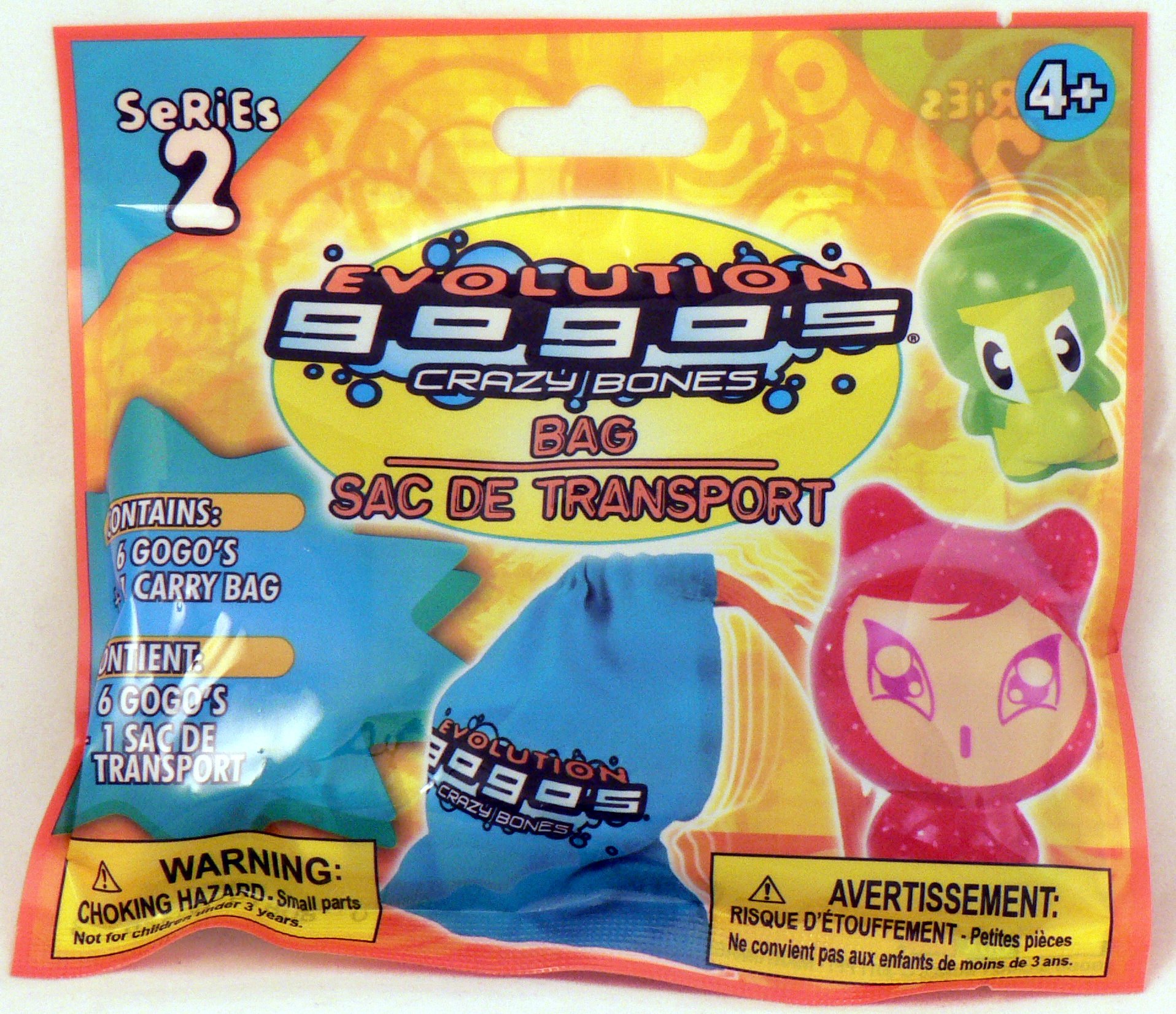 Gogo's Crazy Bones 6-Pack with Carry Bag - Series 2