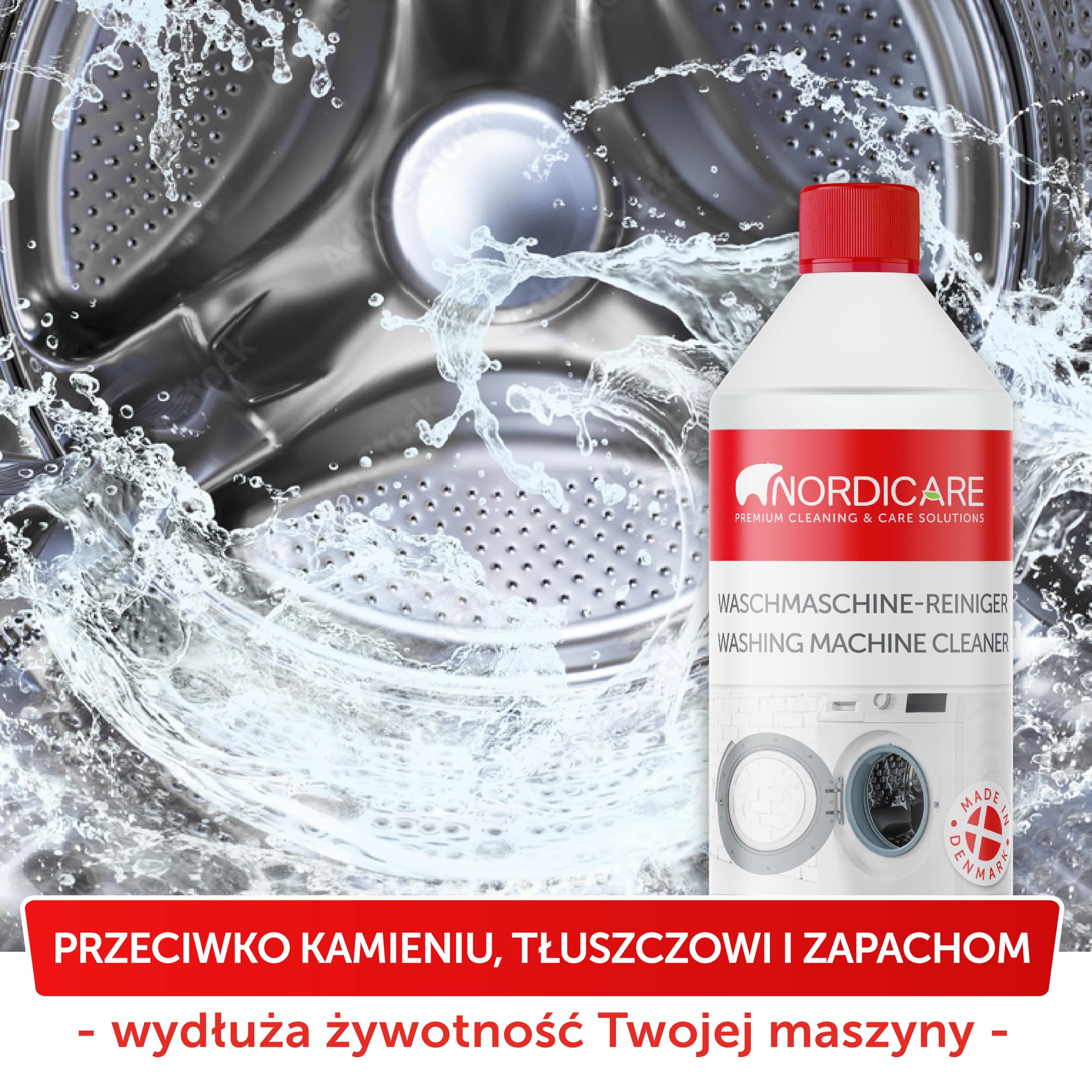Nordicare Płyn do czyszczenia pralek [1L]