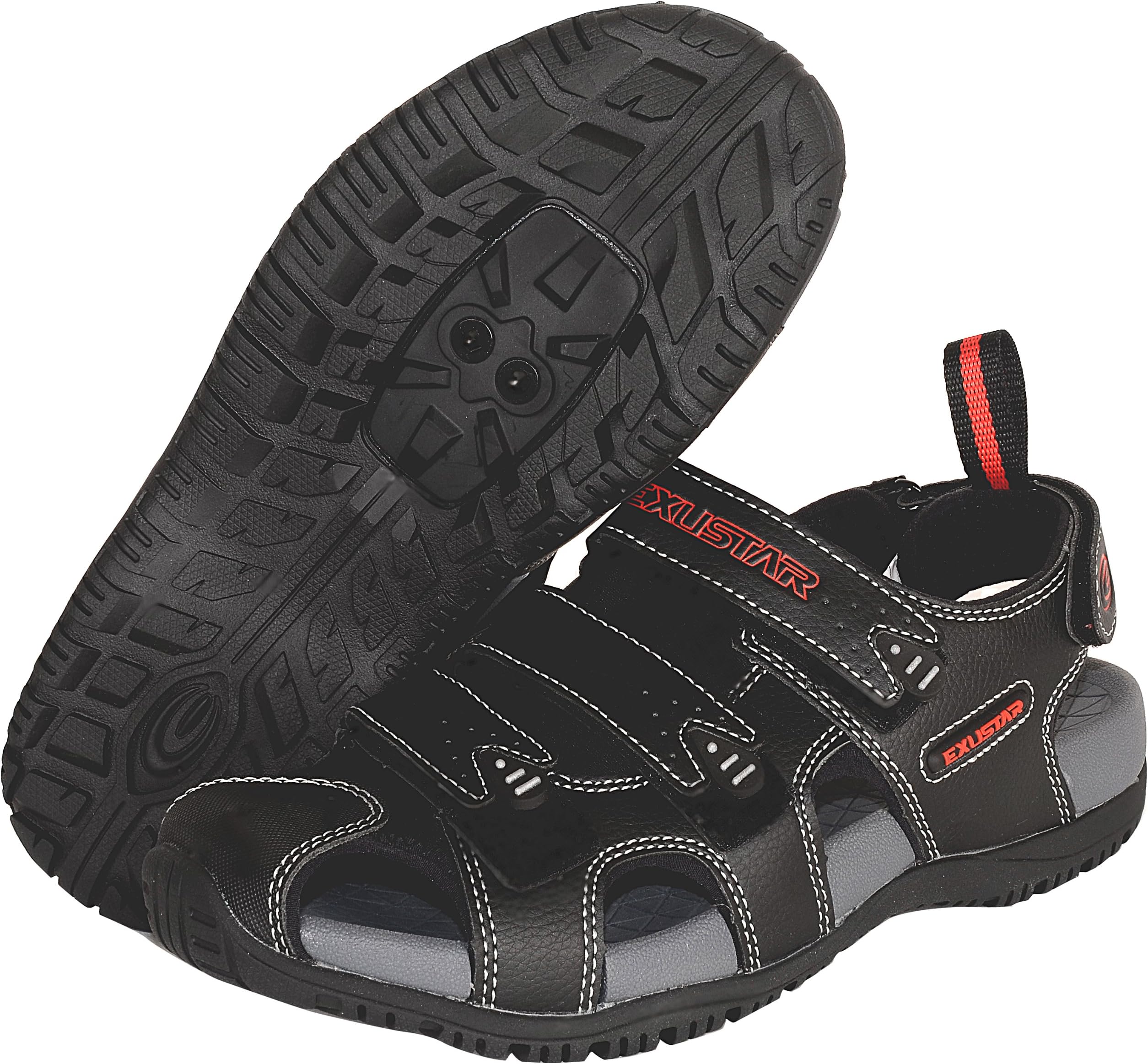 Exustar Clipless Sandal for Cycling with Open Toe Design