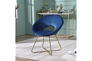 Roundhill Furniture Slatina Silvy Velvet Upholstered Accent Chair