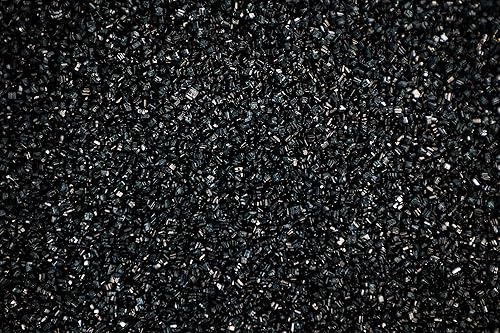 Miniatura 5 de Cristales de azúcar negro: sin lácteos, sin gluten, sin huevo, vegano, sin soja, sin nueces, kosher, azúcar espumoso de color para galletas,