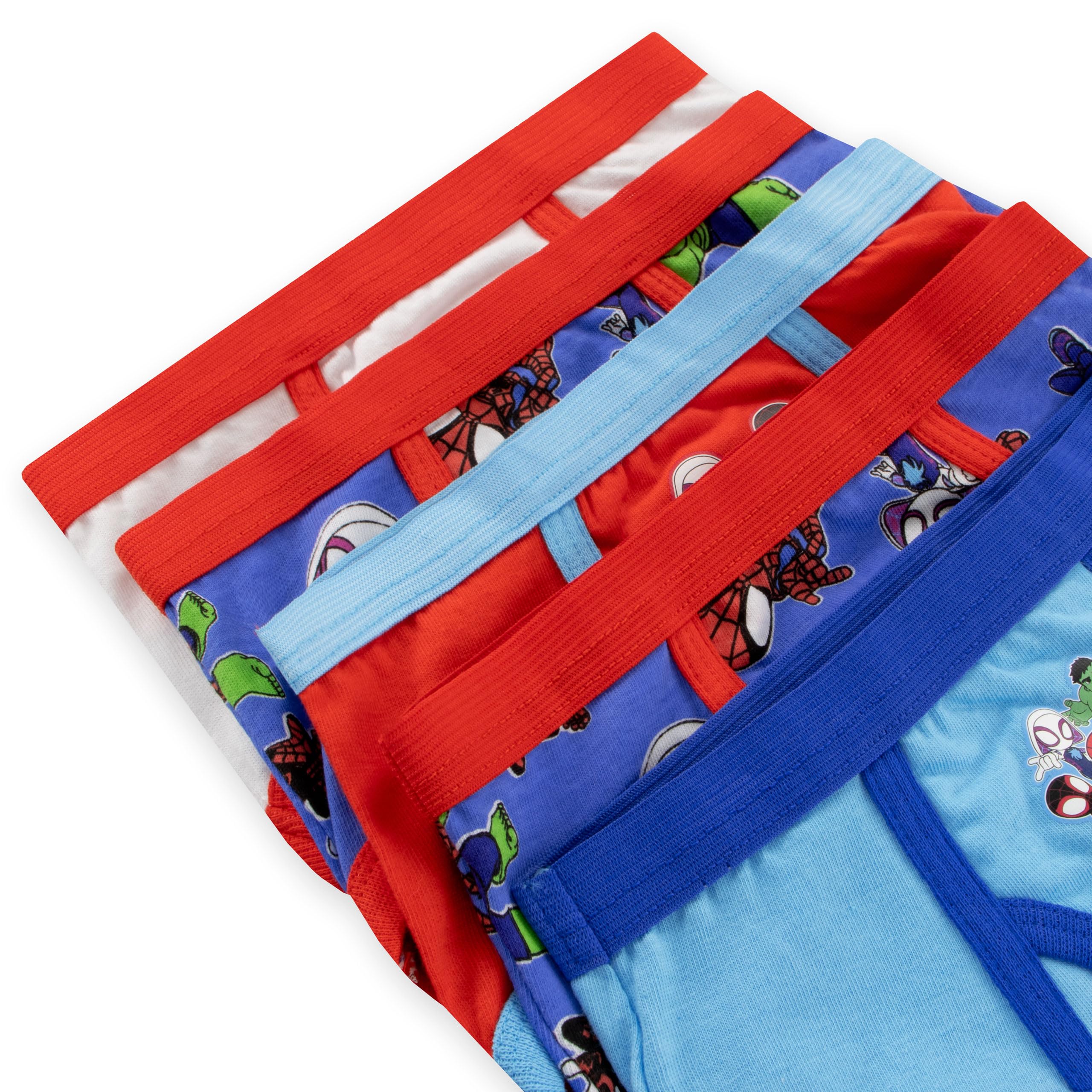 Marvel Boxer Bambin, Boxer Ragazzo Pacco da 5 Spidey E I Suoi Fantastici Amici, Mutande Bambino Spiderman