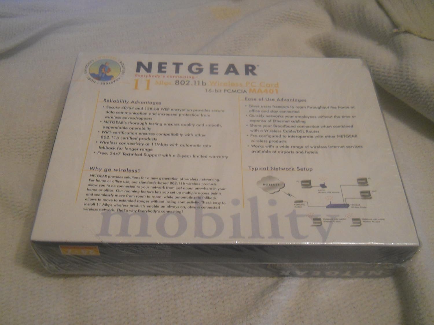 Netgear MA401 802.11b Wireless PC Card