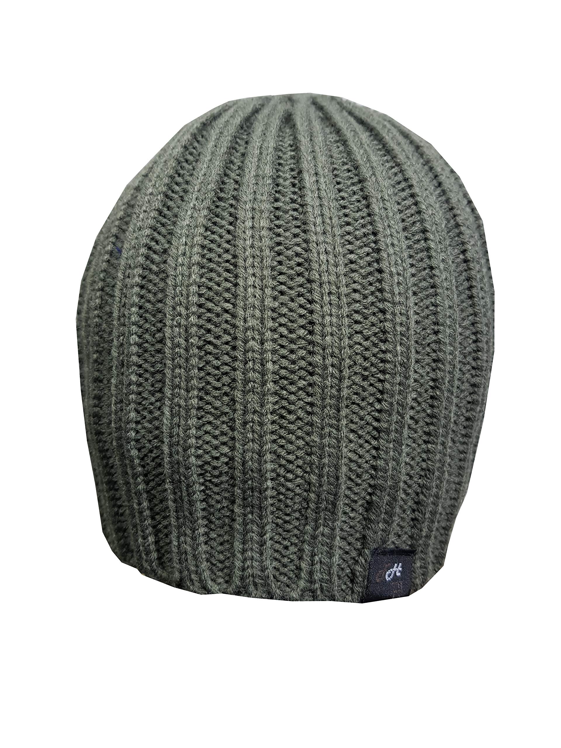 u-wear-4-uMens ONE Size Flagstaff Ribbed Beanie Winter HAT Work Warm 5 Colours Fashion