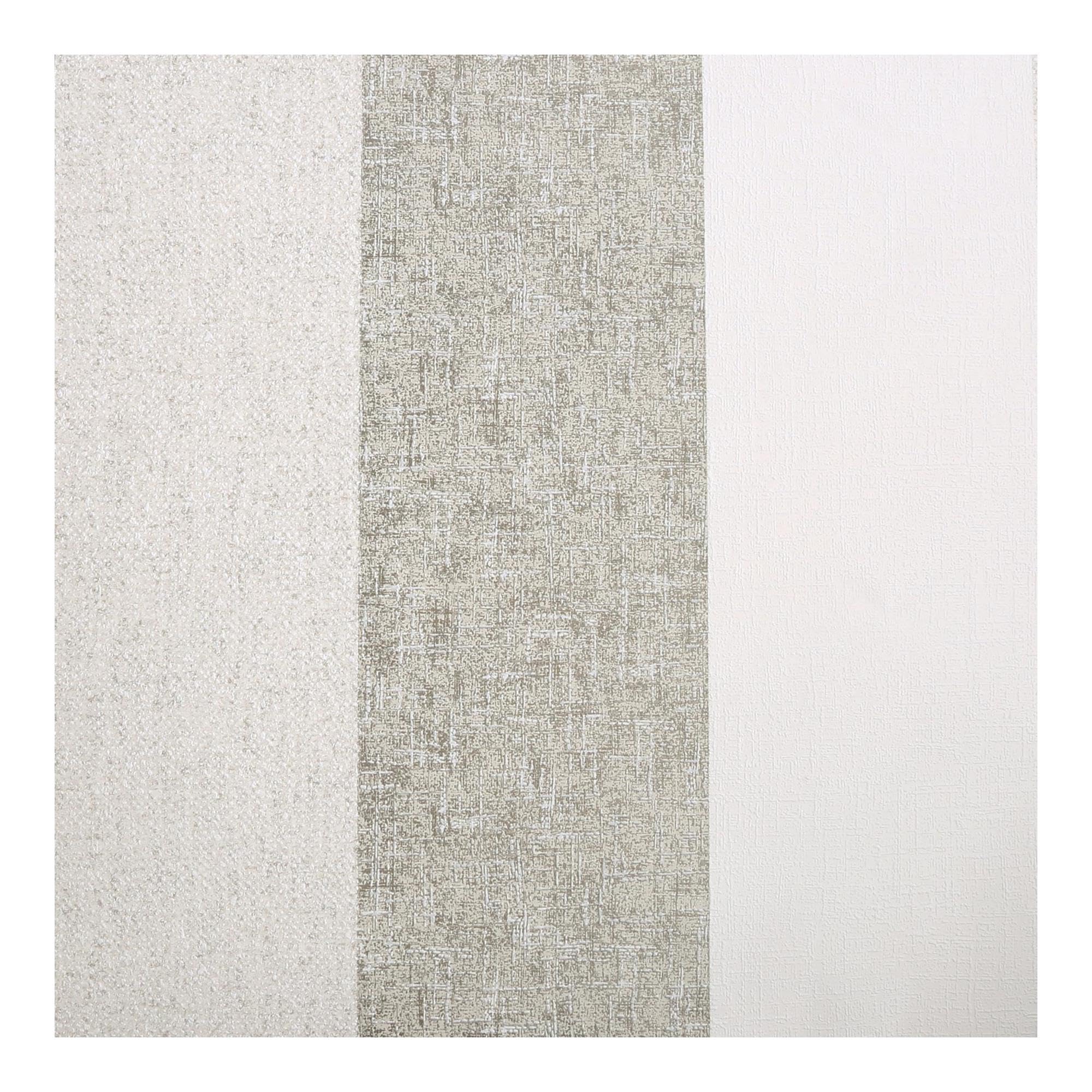 Superfresco Meadow Stripe Neutrals/Gold Plain Wallpaper | Paste the Paper | Neutral Stripe | Eco-Friendly