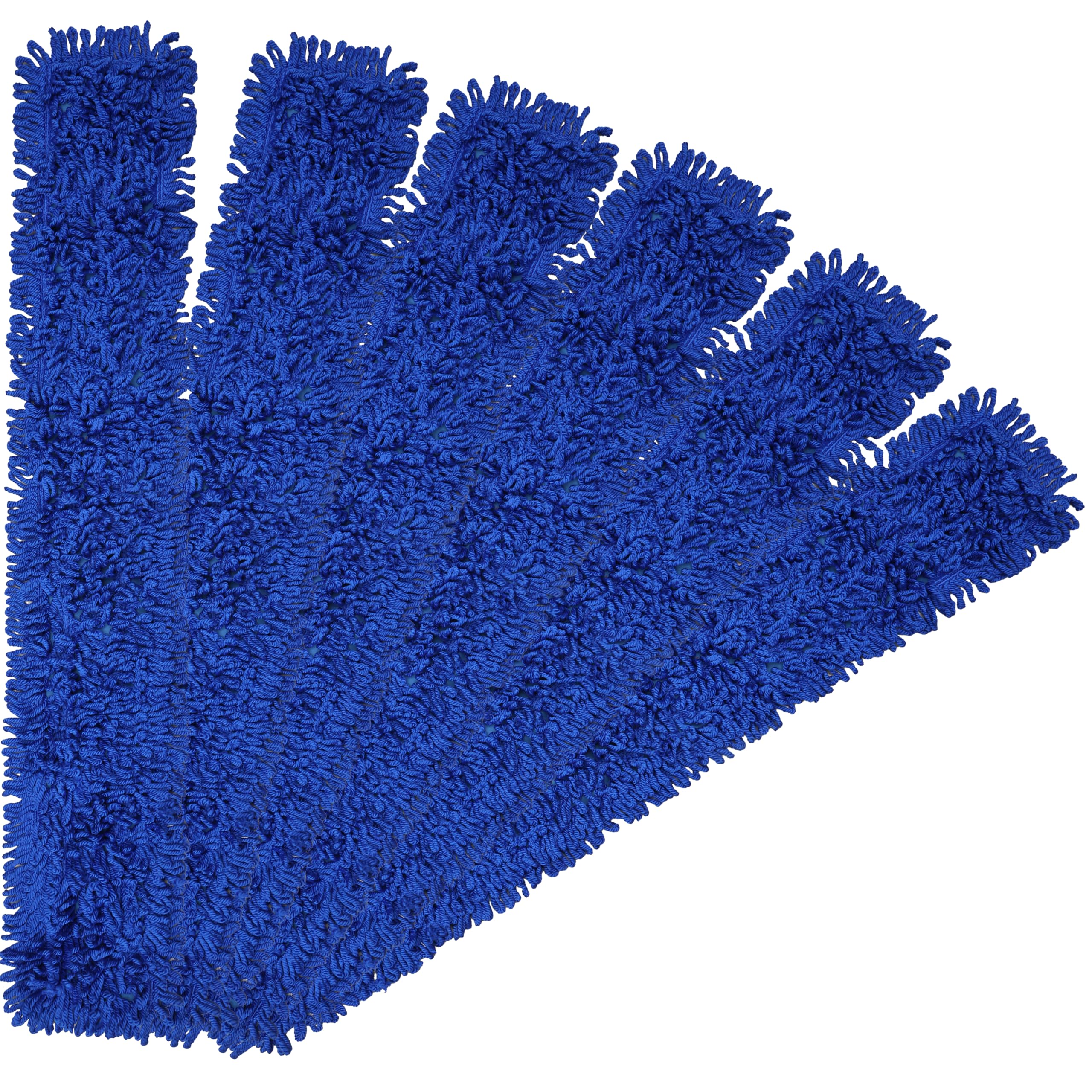 KLEEN HANDLER 48" Microfiber Dust Mop Head Replacement, Large, 6 Pack