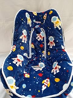 MOON-BEBE Funda Universal acolchada para Portabebe y silla de coche grupo 0 (AZUL)