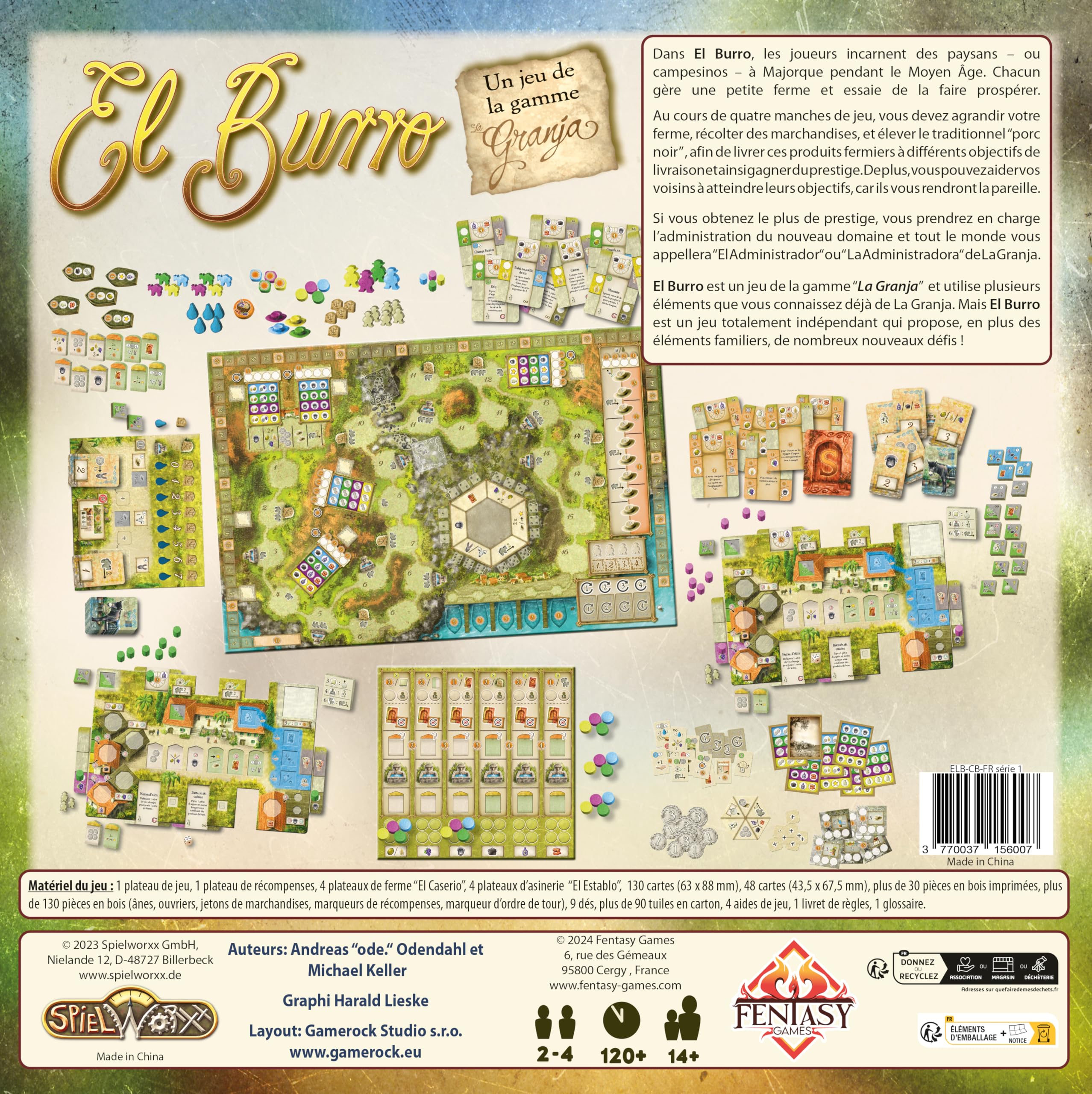 Asmodee - Sylex - EL Burro - Gry planszowe - Gra planszowa - Od 14 lat - 1 do 4 graczy - 90-120 min - Wersja francuska
