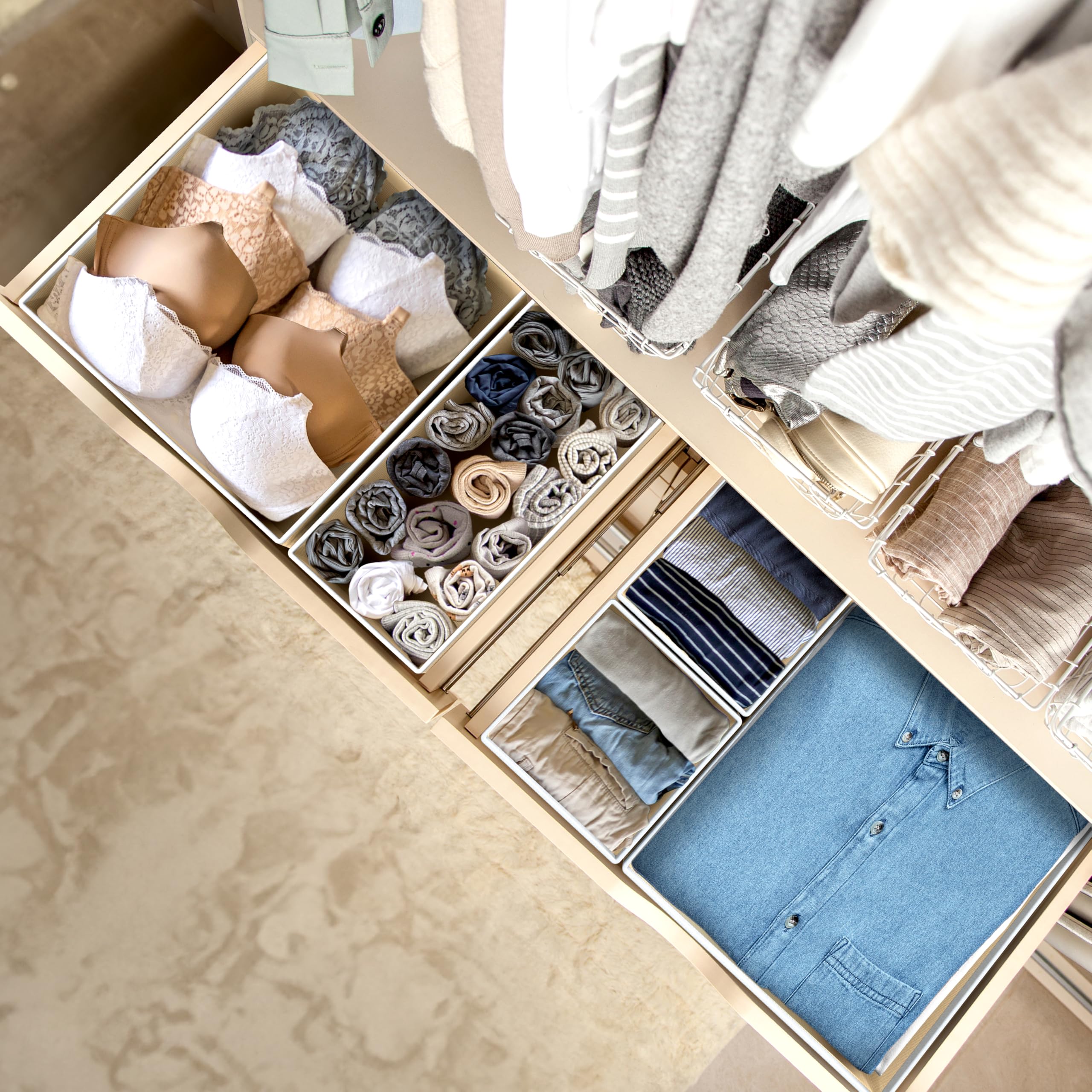 ベージュ バックオープンTシャツ drawers draw Sprucely Shop Babylist | Oat - Organizers Drawer トップス