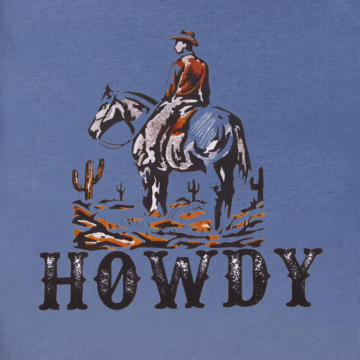 Toddler Baby Boy Rodeo Howdy Shirts Western Cowboy T-Shirt Kid Retro Country Summer Short Sleeve Cotton Tee Tops - Image 5