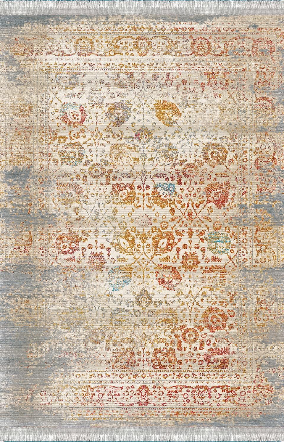 Bonamaison Digitally Printed Carpet, Multicolor, 80x150